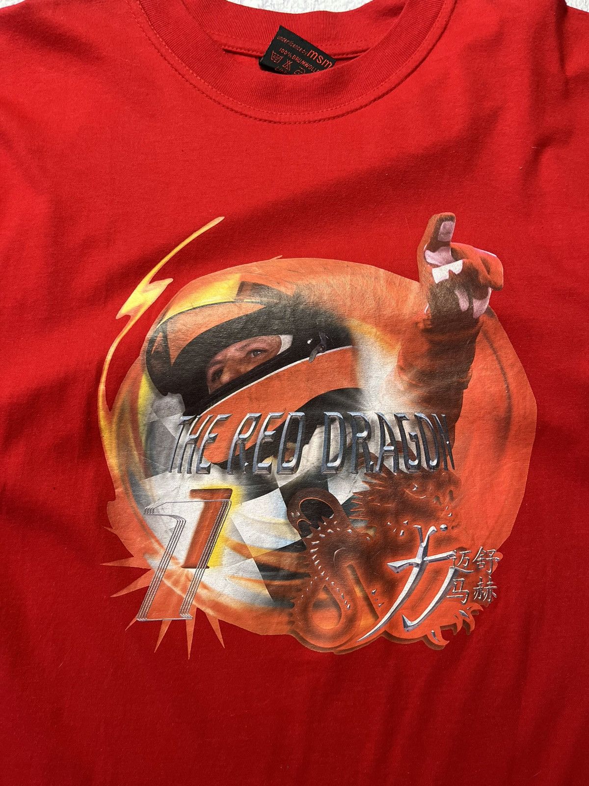 Ferrari Michael Schumacher Rare Men's Vintage T-shirt Size US L / EU 52-54 / 3 - 10 Thumbnail