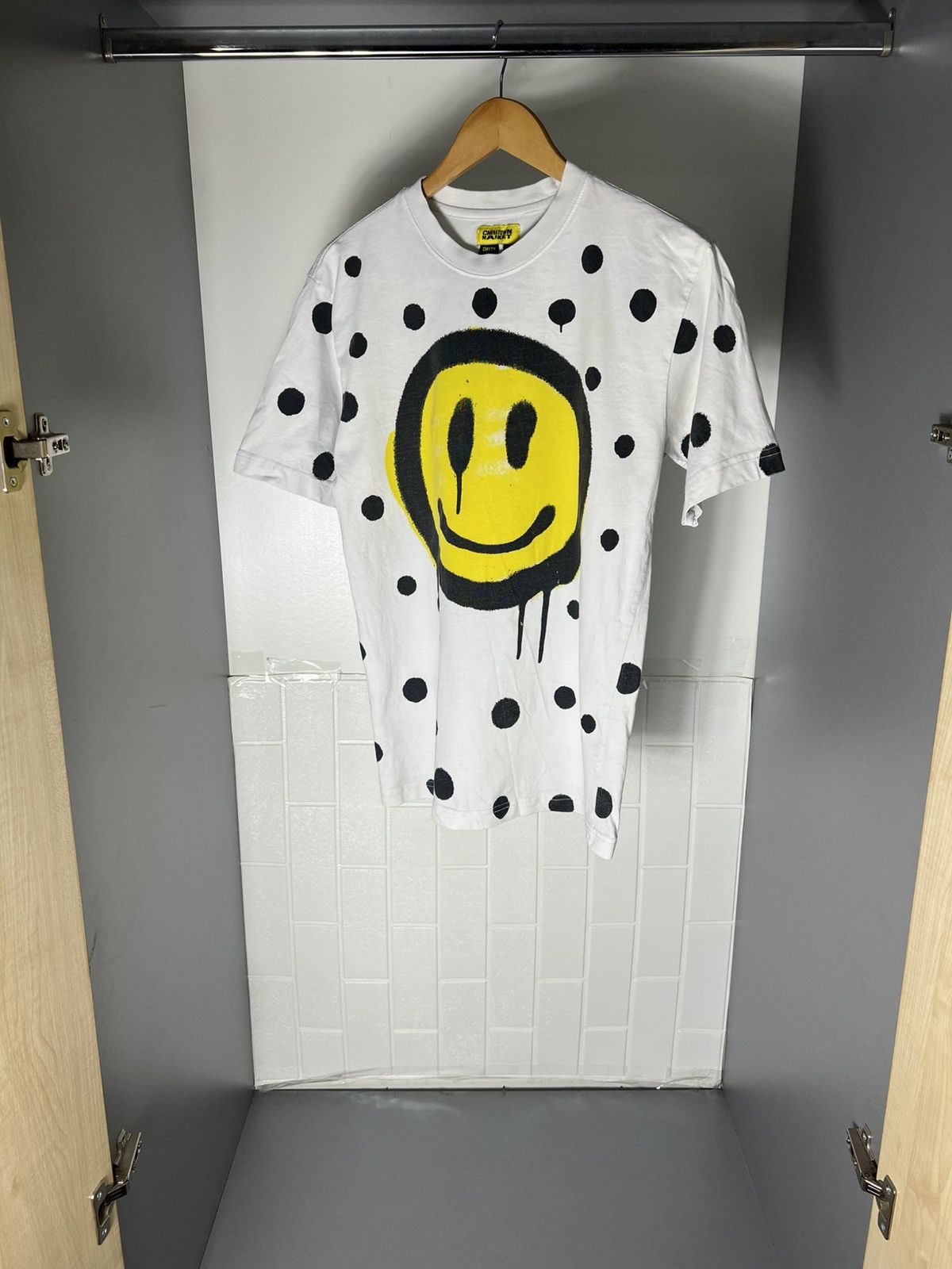 Market VINTAGE CHINATOWN MARKET SMILE DESIGNER T-SHIRT Y2K SK8 90s Size US M / EU 48-50 / 2 - 7 Thumbnail