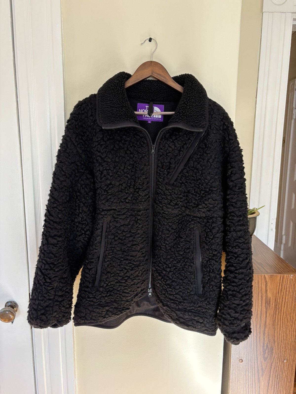 Nanamica × The North Face Purple Label Oversized Sherpa Wool Fleece Jacket (Black) Size US M / EU 48-50 / 2 - 1 Thumbnail