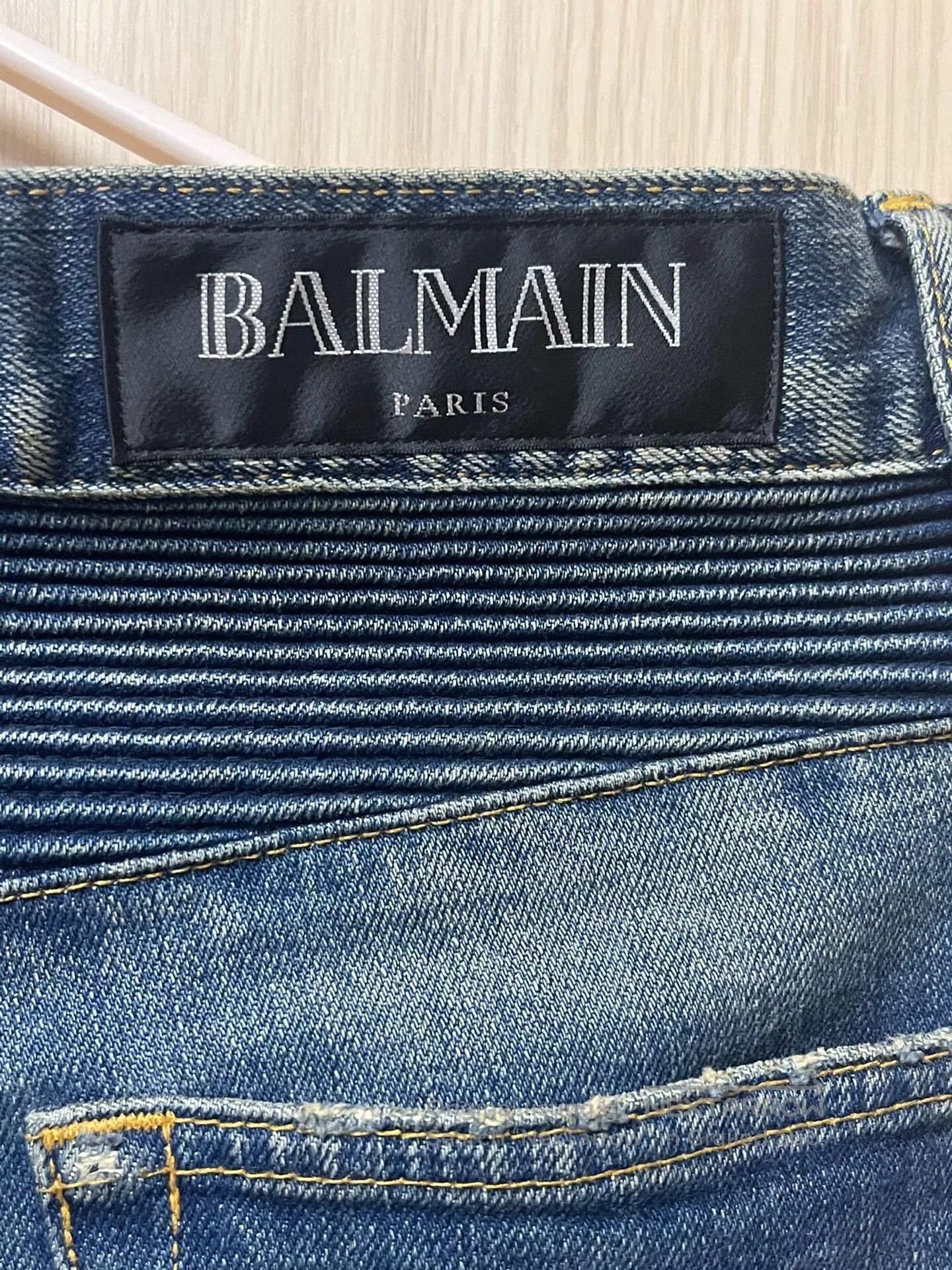 Balmain Balmain Distressed Denim Jeans for Men. Size US 29 - 4 Thumbnail