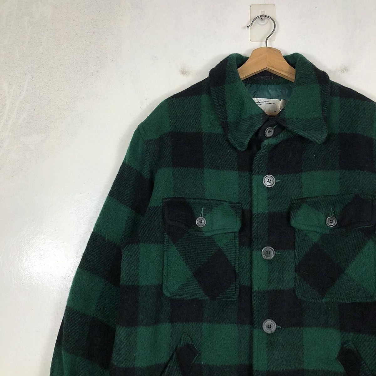 Japanese Brand 📌VTG WOOL SHIRT JACKET TARTAN DESIGN MACHOPE ISSEY MIYAKE Size US M / EU 48-50 / 2 - 9 Thumbnail