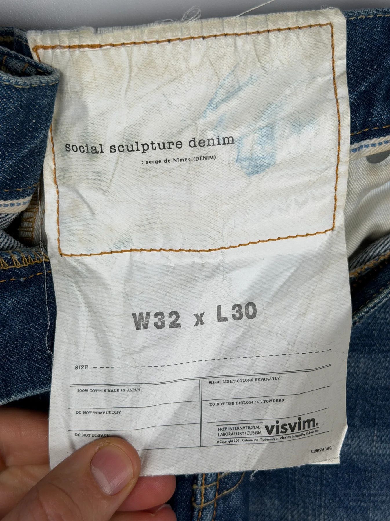 Visvim FW18 Social Sculpture 03 Damaged-14 Size US 32 / EU 48 - 10 Thumbnail