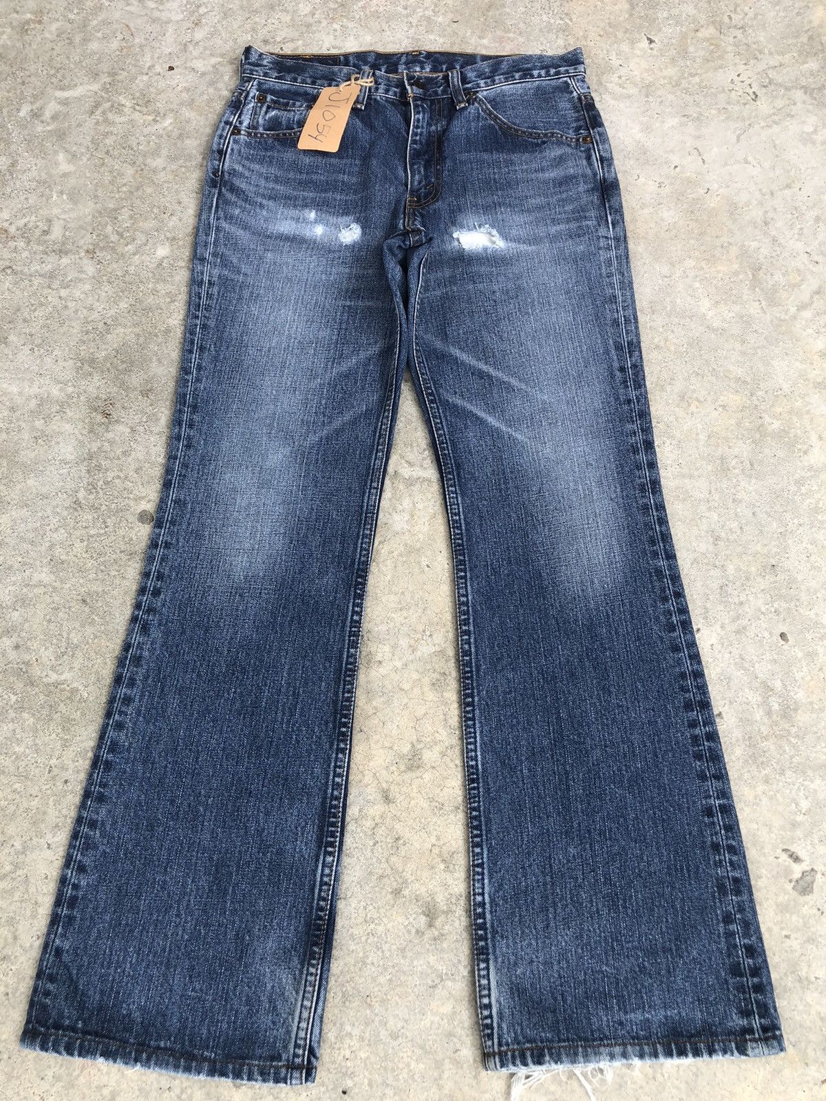 If Six Was Nine Levi’s 517 Flared Jeans Distressed Jeans Size US 30 / EU 46 - 1 Thumbnail
