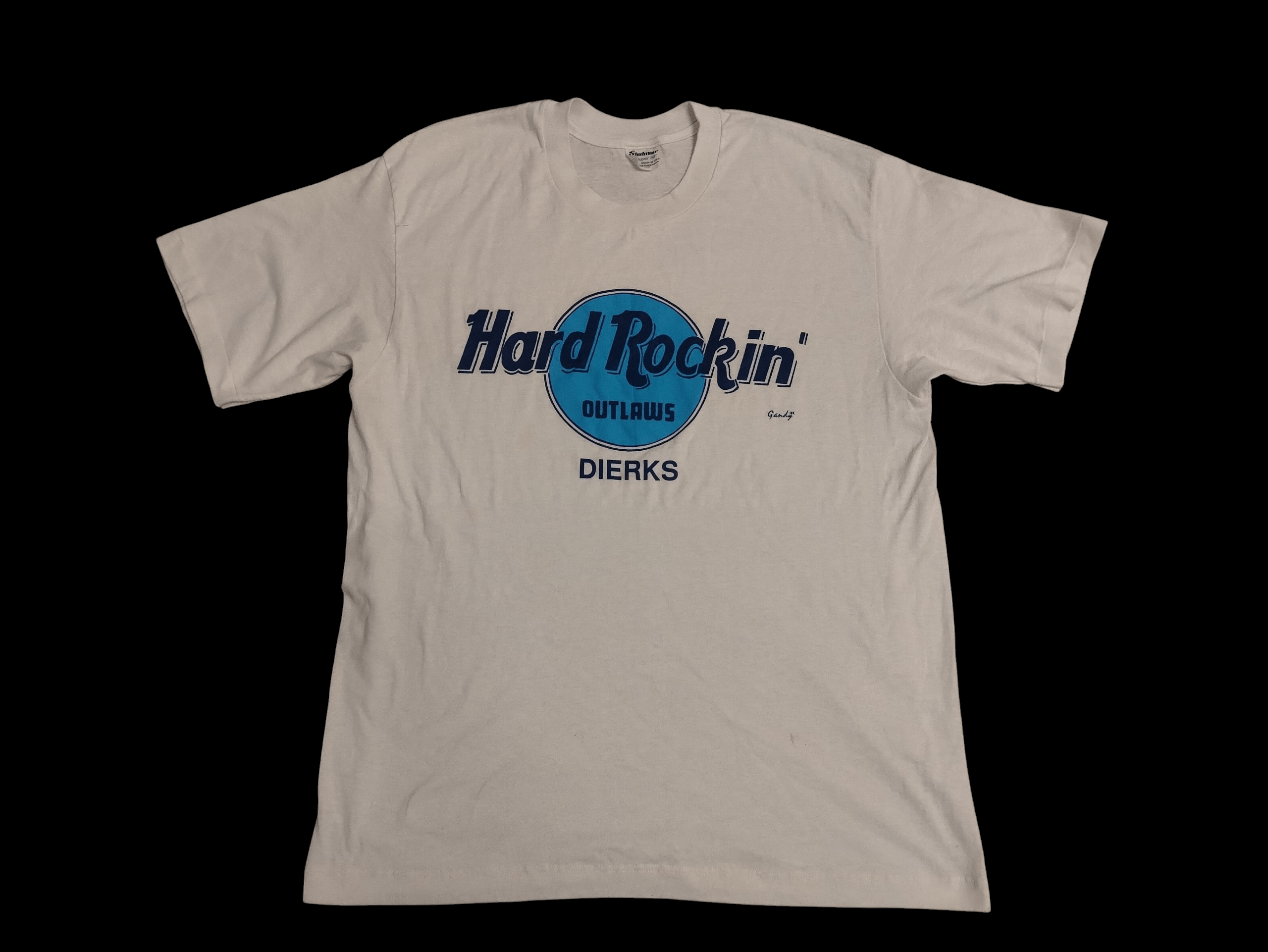 Vintage Vintage Hard Rockin Outlaws Dierks Size US L / EU 52-54 / 3 - 9 Thumbnail