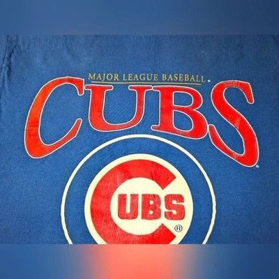CSA Vintage 1998 Chicago Cubs Logo 7 T-Shirt XL Blue Red MLB 90s Size US XL / EU 56 / 4 - 3 Thumbnail