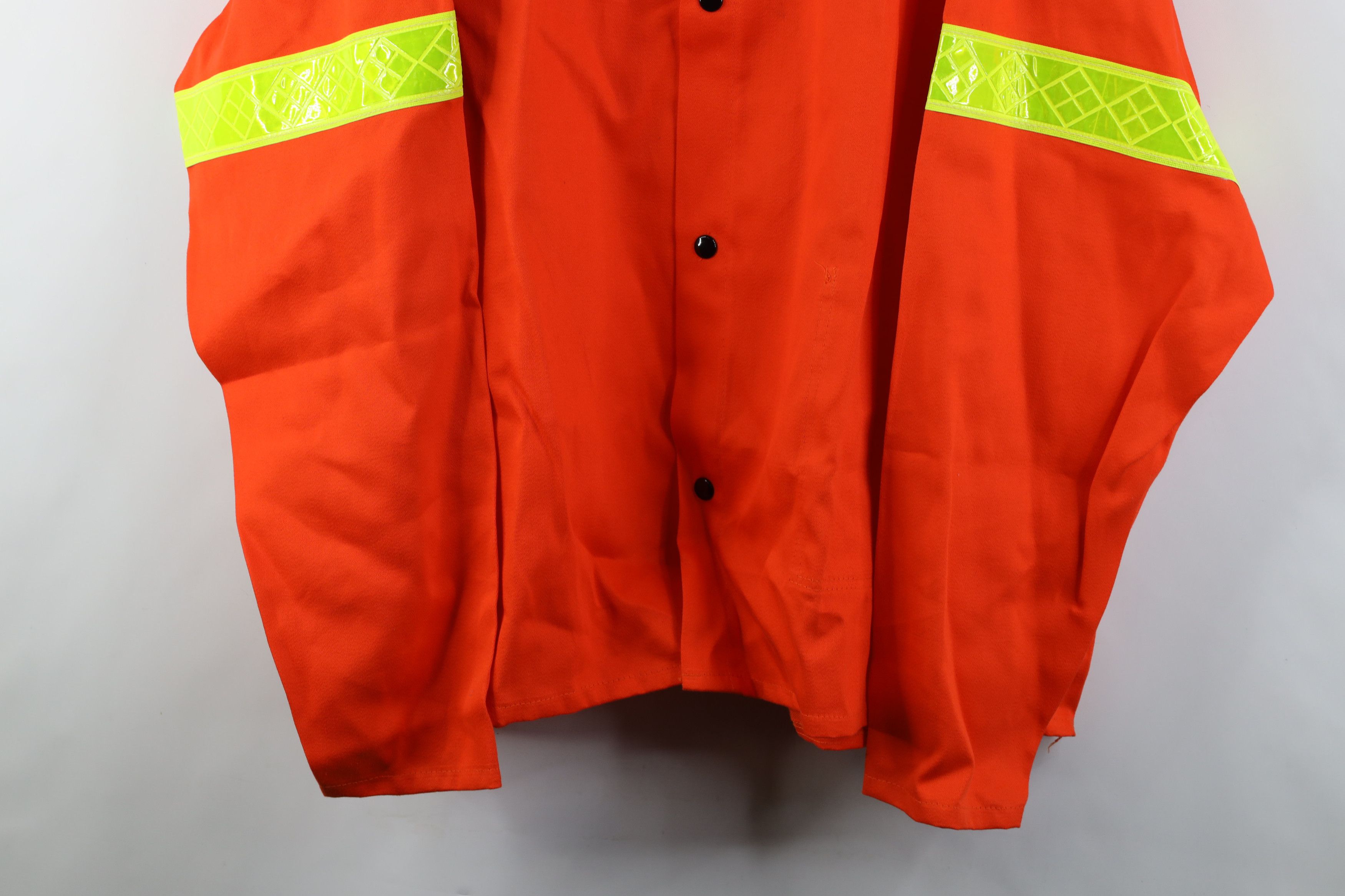 Deadstock Vintage 90s Streetwear Fire Flame Resistant Jacket
