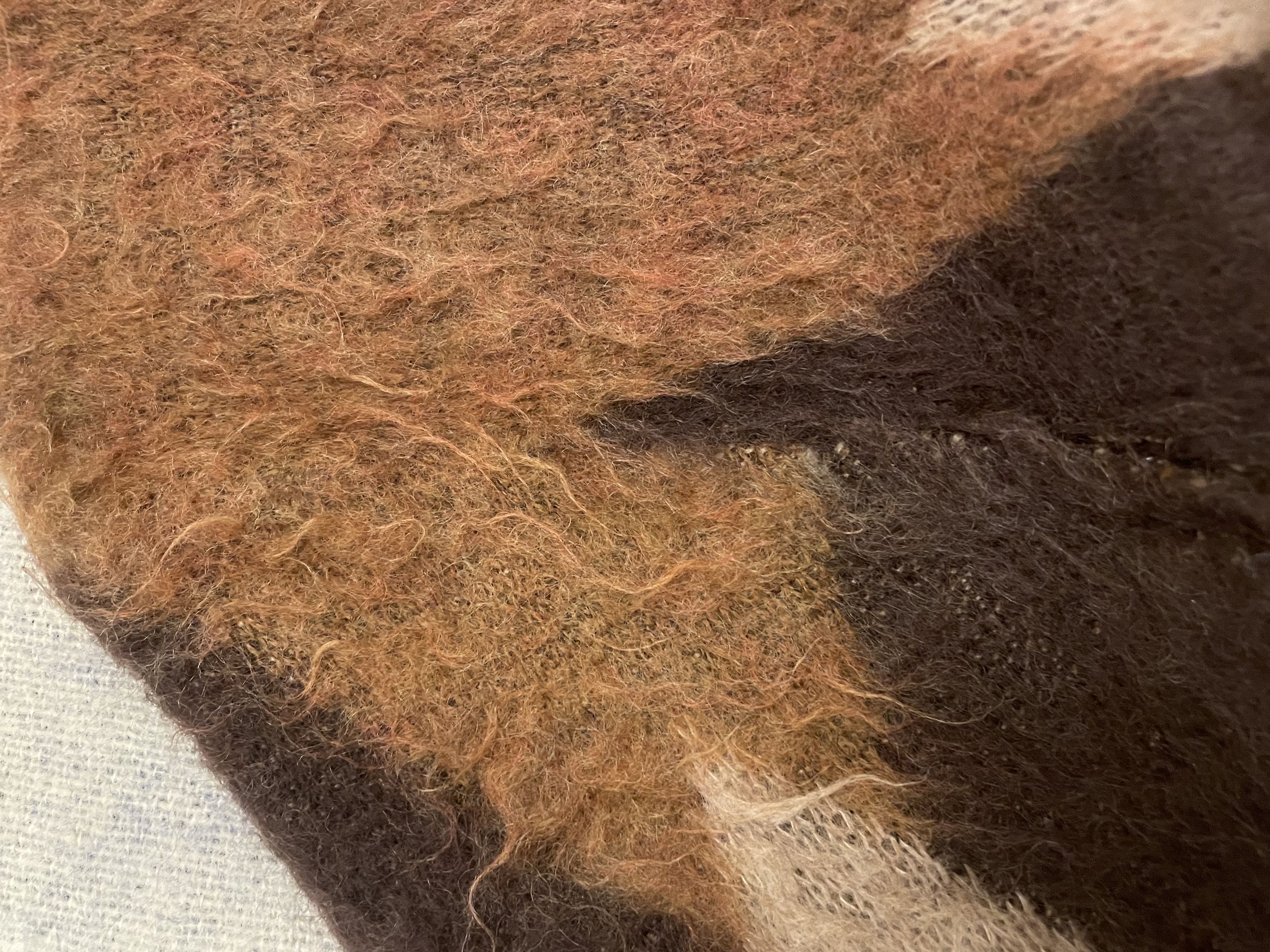Needles Argyle Mohair Cardigan Size US XS / EU 42 / 0 - 8 Thumbnail