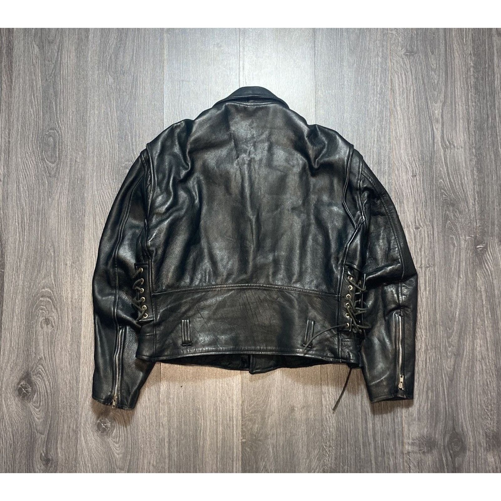 Genuine Leather 90s Opium Vintage Leather Bike Jacket Archive Size US L / EU 52-54 / 3 - 7 Thumbnail