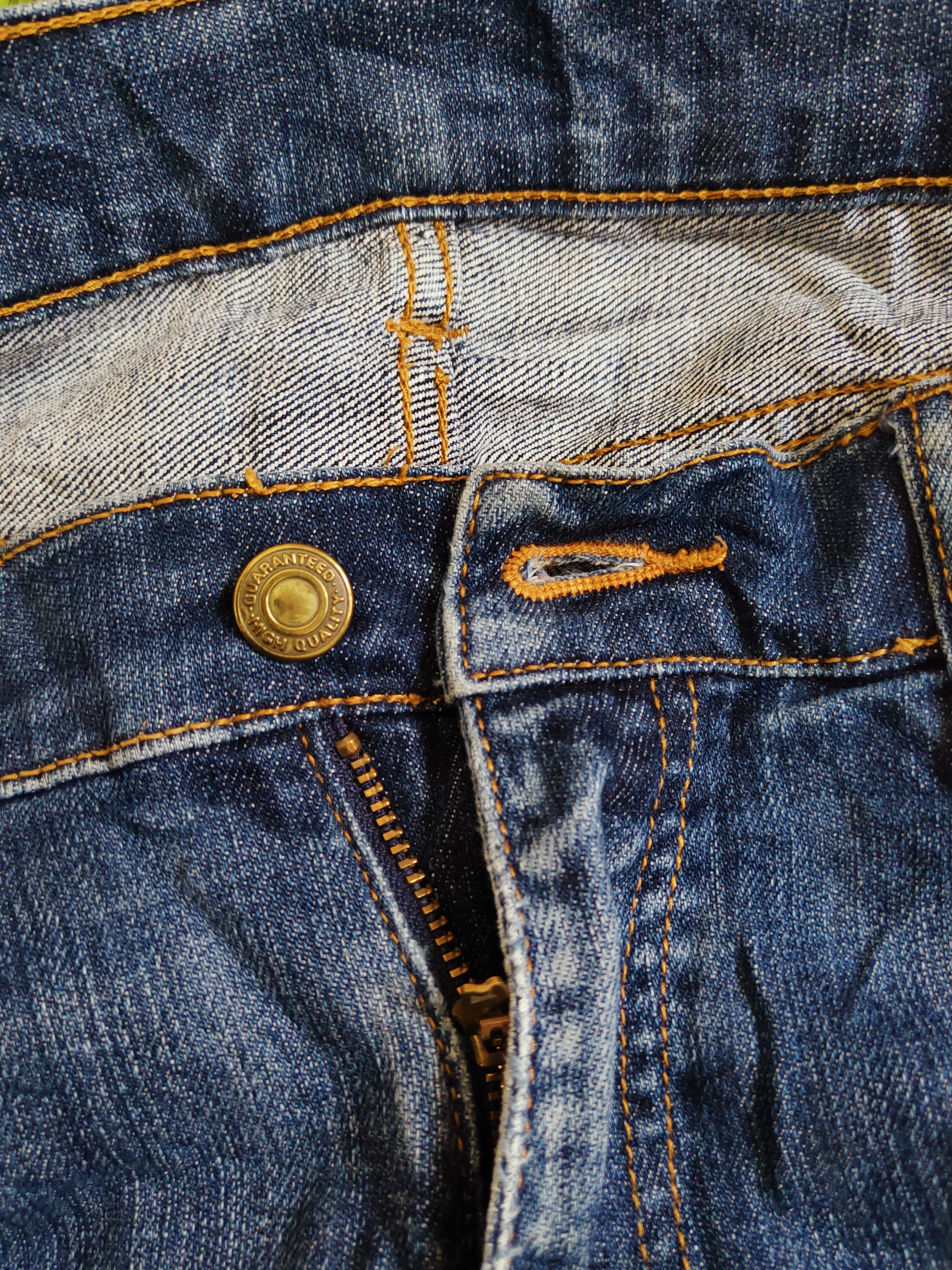 Japanese Brand Japanese Brand Blue Faded Distressed Ripped Jeans #S2500 Size US 33 - 13 Thumbnail