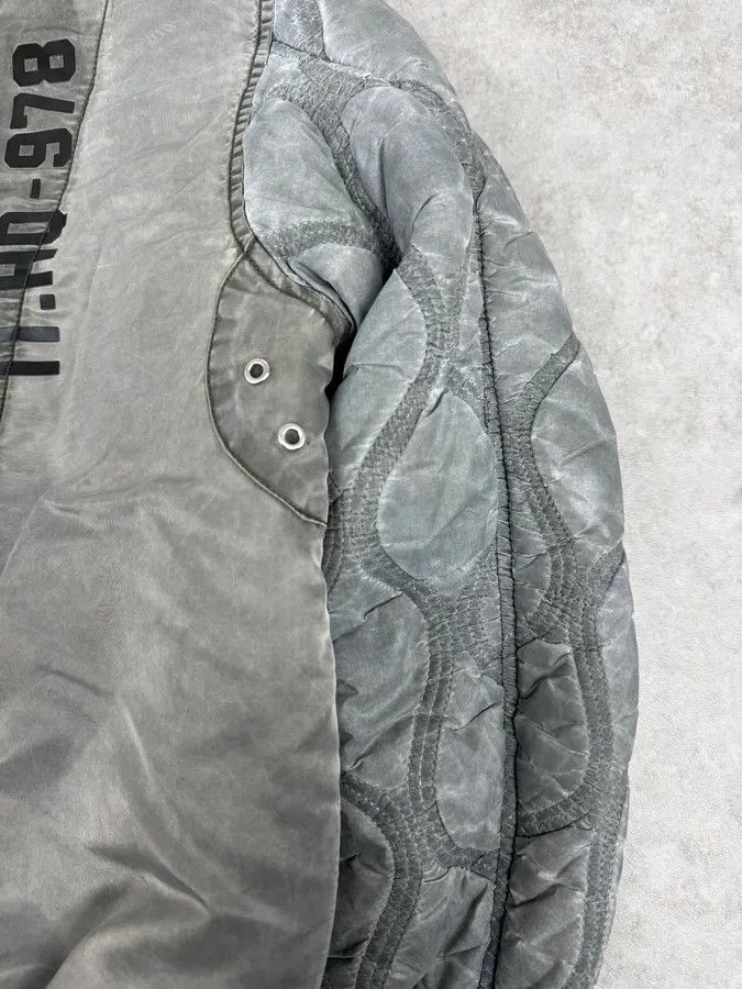 Diesel Diesel Grey Aero Cozy Hooded Bomber Jacket Size US M / EU 48-50 / 2 - 9 Thumbnail