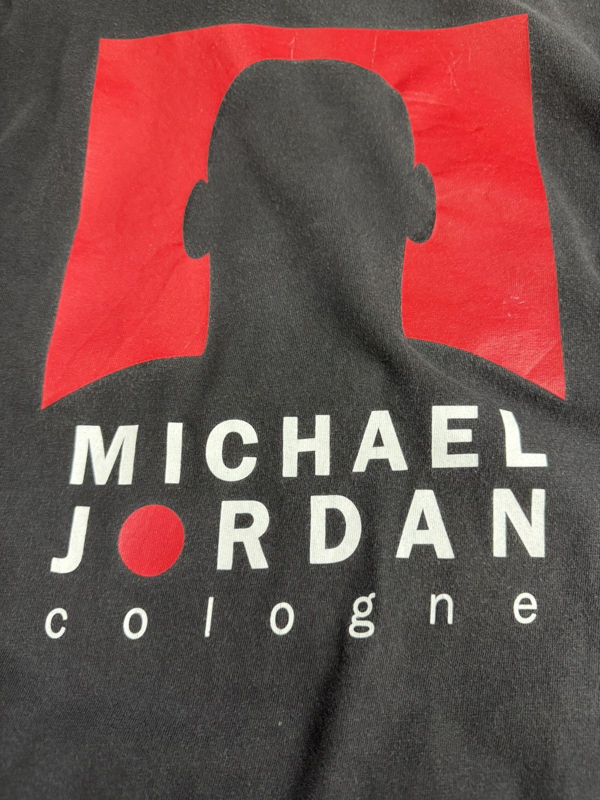 Vintage vintage 90's Michael Jordan Cologne promo T-shirt in black Size US L / EU 52-54 / 3 - 5 Thumbnail