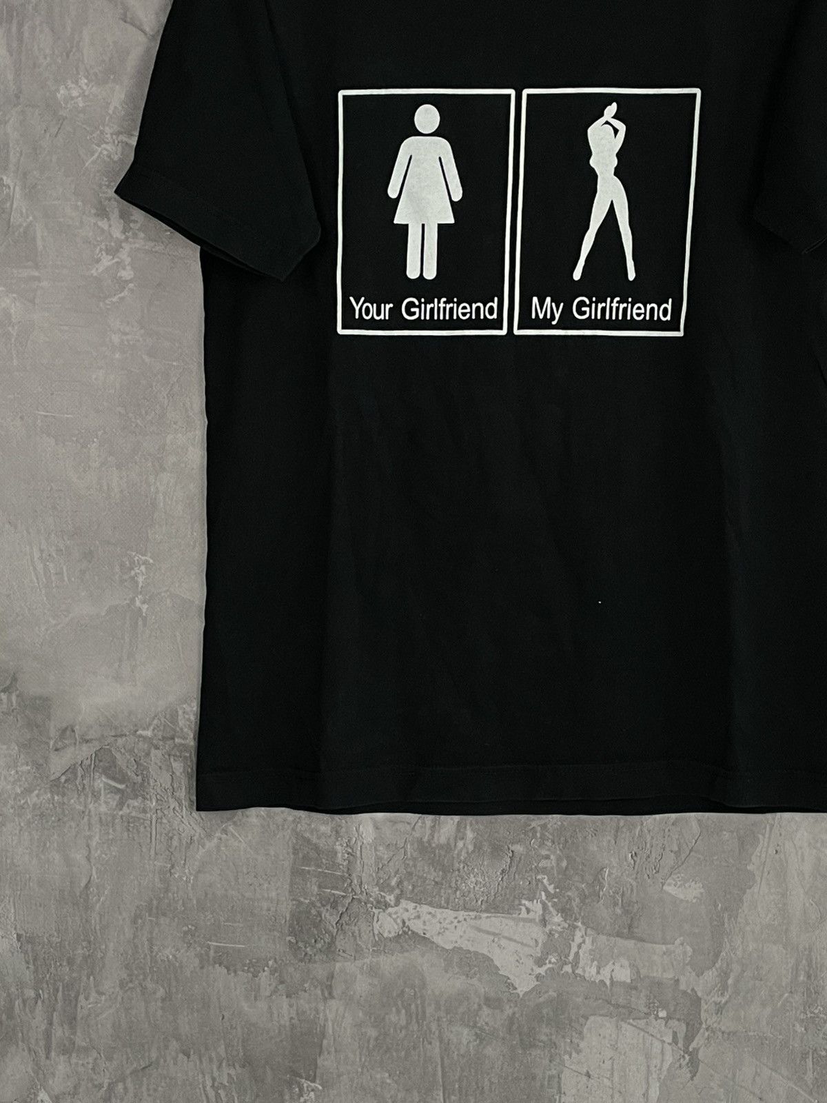 Other Vintage Y2K humor your girlfriend my girlfriend tee t shirt Size US M / EU 48-50 / 2 - 5 Thumbnail
