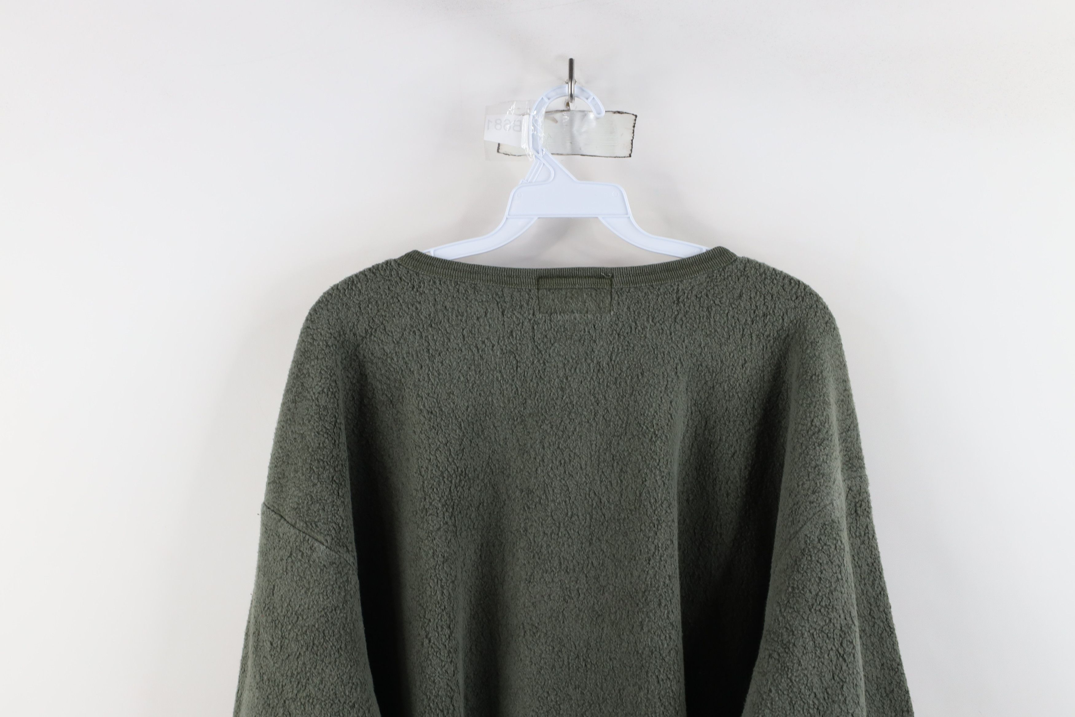 Vintage Deadstock Vintage 90s Streetwear Dyed Fleece Sweatshirt USA Size 3XL / US 20-22 - 11 Thumbnail