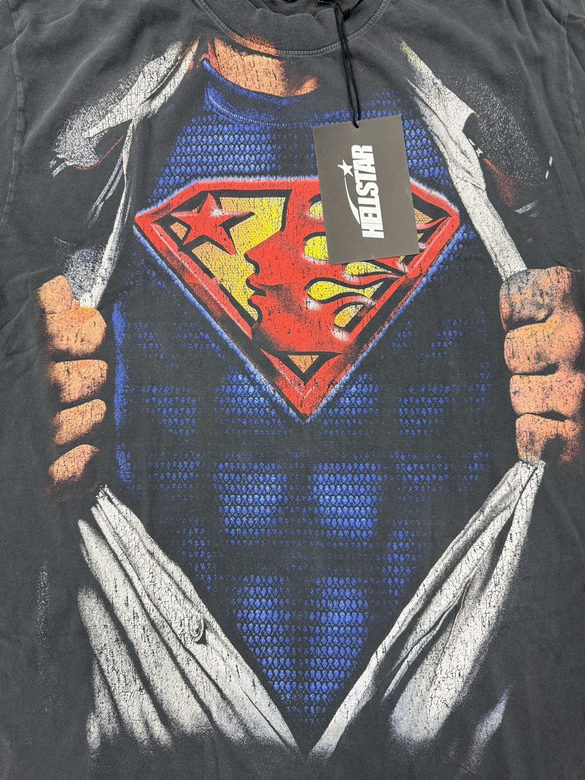 HELLSTAR Hellstar Superman T-Shirt Size US M / EU 48-50 / 2 - 2 Thumbnail