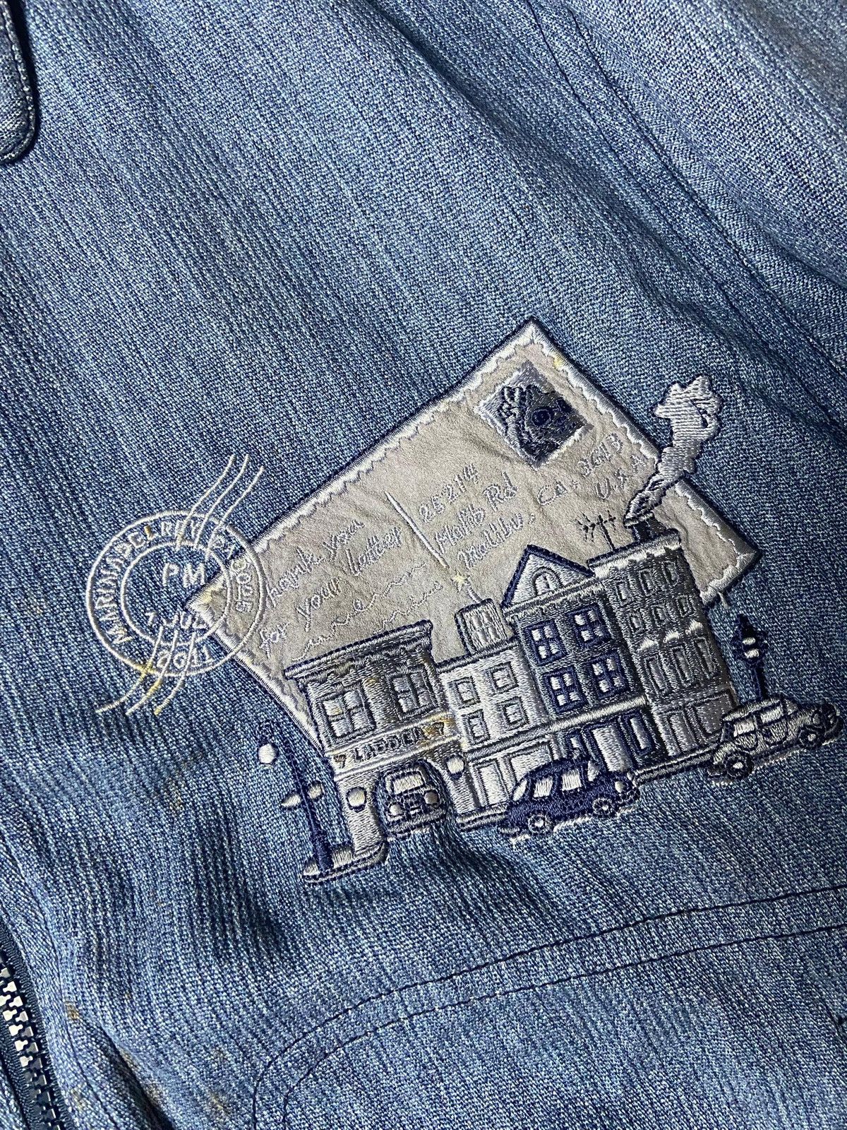 Japanese Brand × Vintage Green Club Brand Denim Jeans Down Jacket (128) Size US S / EU 44-46 / 1 - 8 Thumbnail