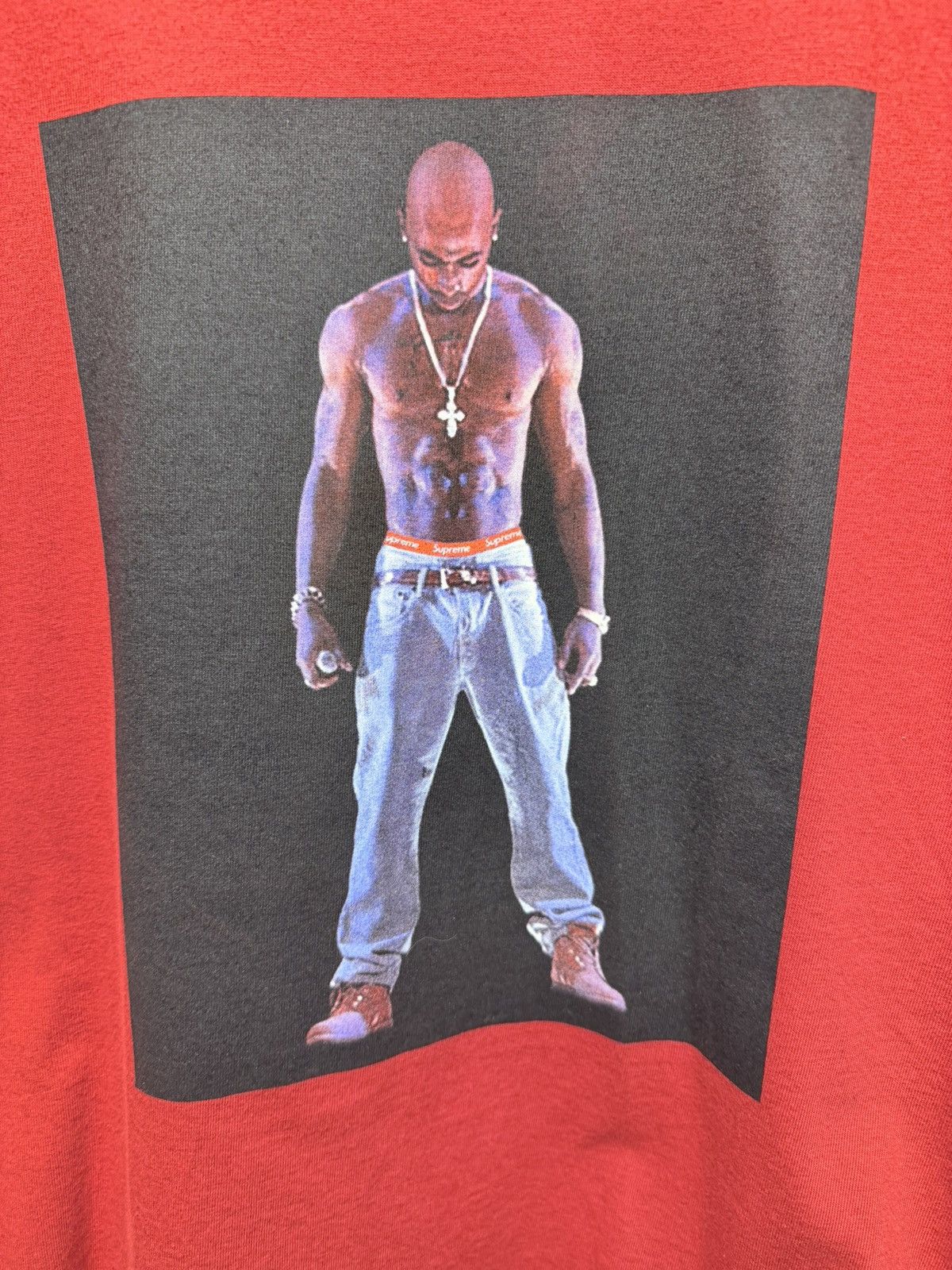 Supreme Supreme Tupac Hologram Shirt Red size M Size US M / EU 48-50 / 2 - 3 Thumbnail