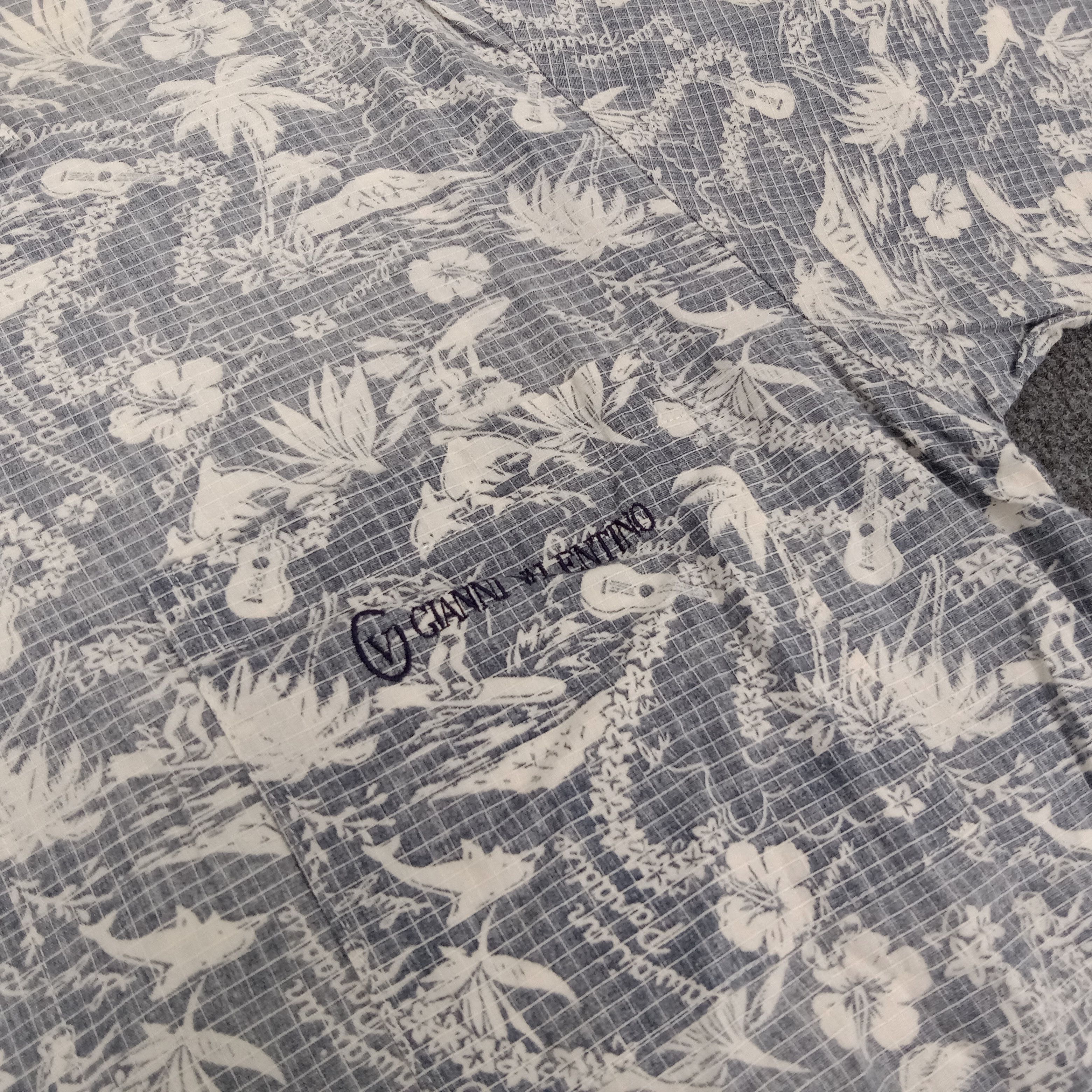 Gianni Valentino × Vintage Gianni Valentino Italian Designer Shirt Button Up Size US XL / EU 56 / 4 - 2 Thumbnail