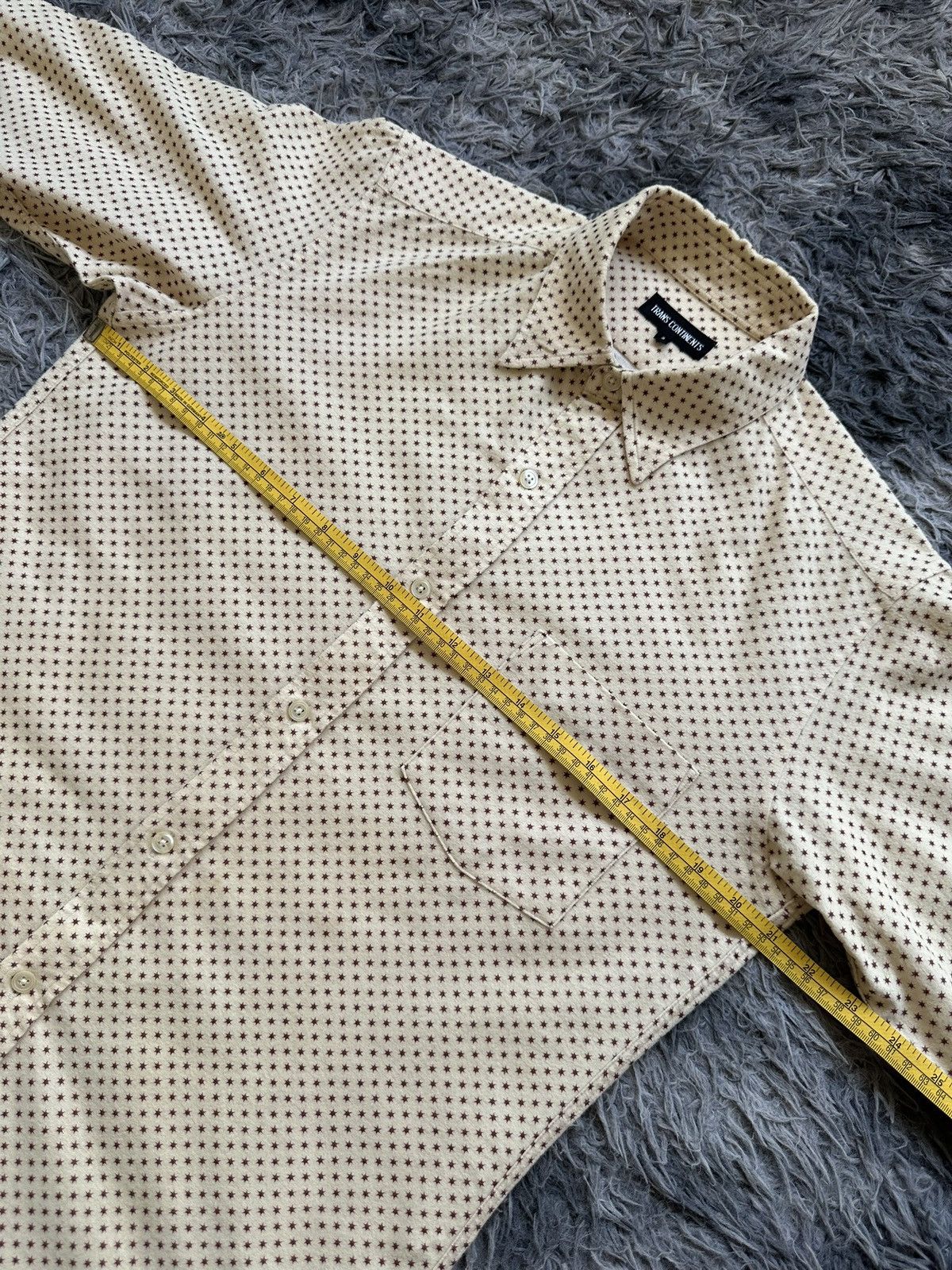 Share Spirit Homme 00's Transcontinents Japan Star printed button up shirt Size US M / EU 48-50 / 2 - 11 Thumbnail