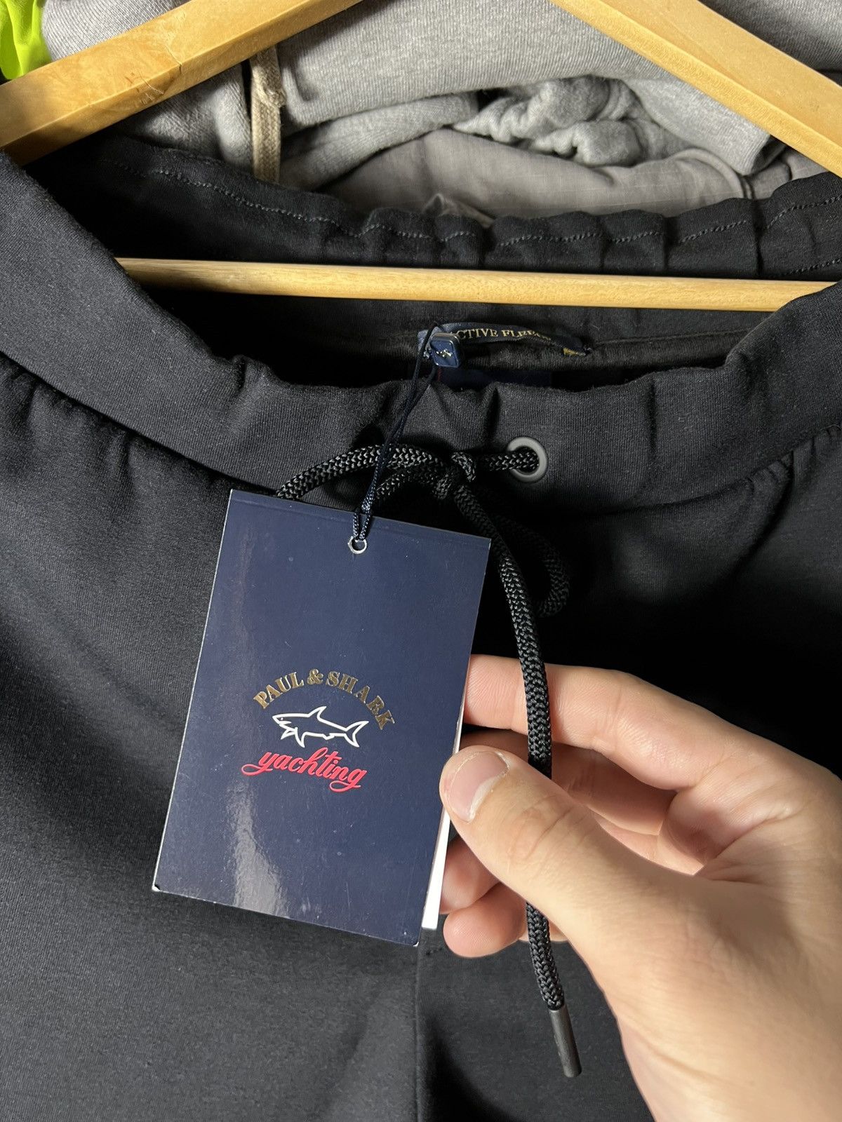 Paul & Shark 🦈 Paul & Shark Yachting Logo Sweatpants — Joggers - Black Size US 34 / EU 50 - 7 Thumbnail