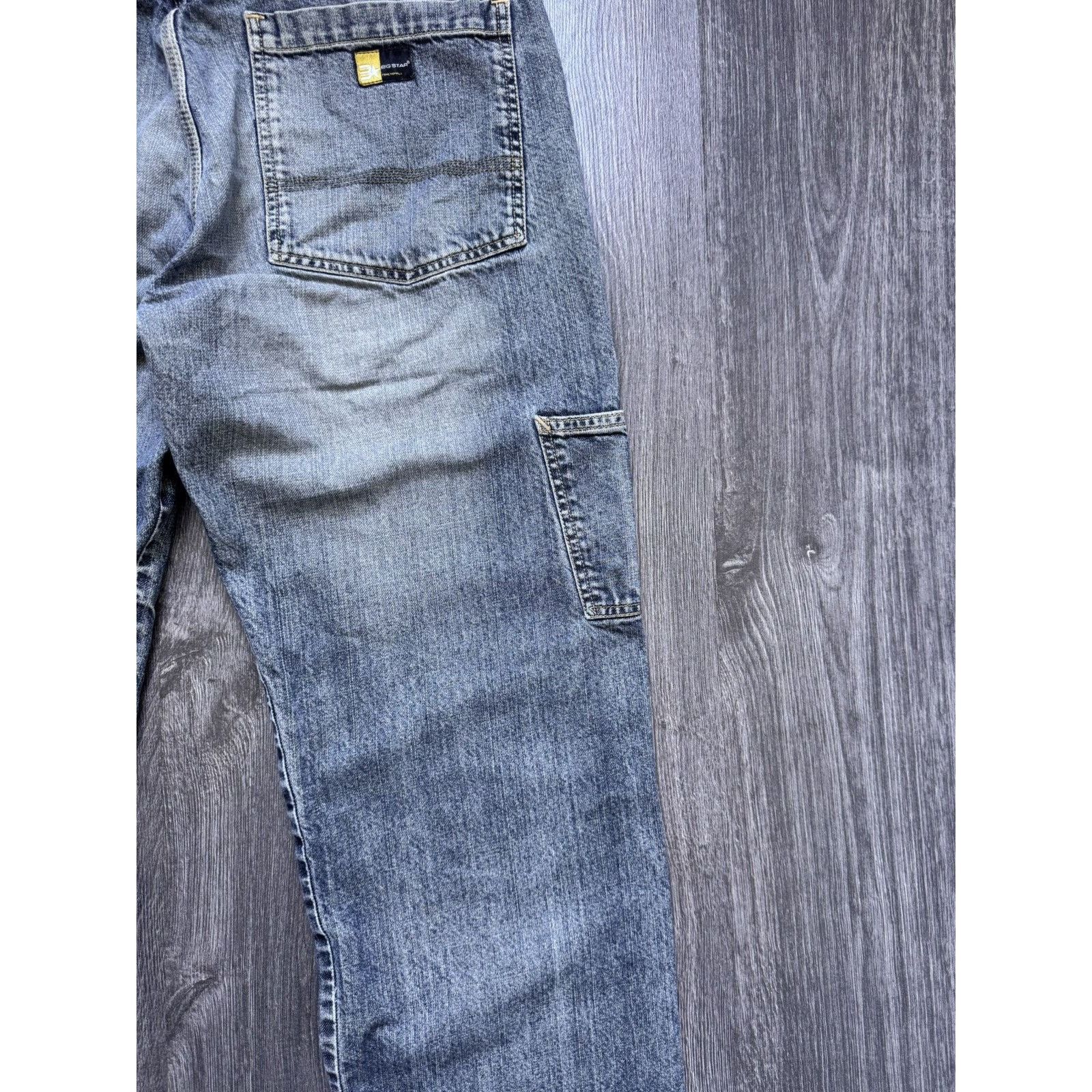Big Star × Vintage Y2K Vintage Big Star Workwear Denim Rap Pants Size US 34 / EU 50 - 8 Thumbnail