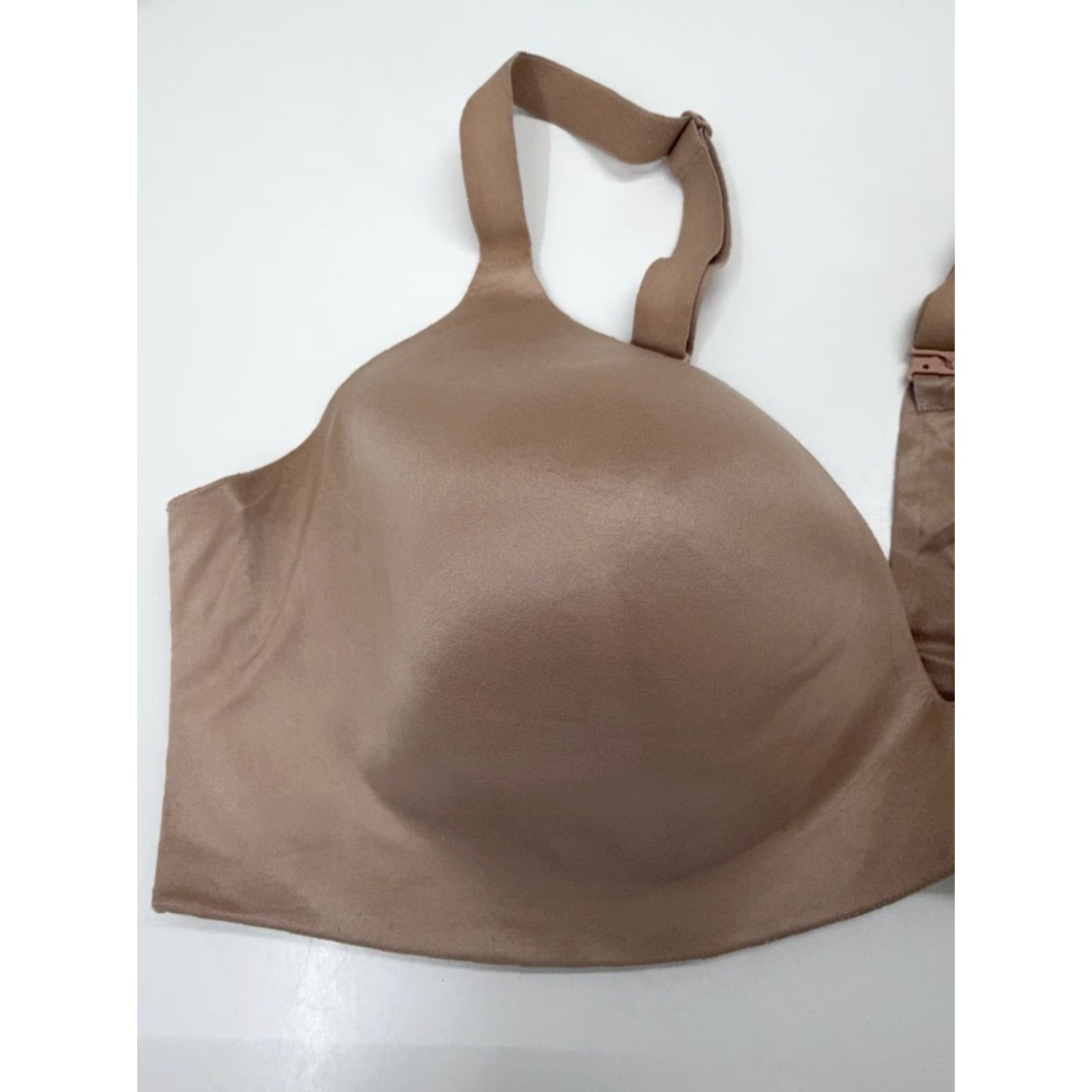 Victoria's Secret Victoria's Secret Womens Bra 38D Lined Padded Wireless Semi Demi Tan Bra Shirt T-Shirt Ladies Wax Brown 90s? Size ONE SIZE - 2 Thumbnail