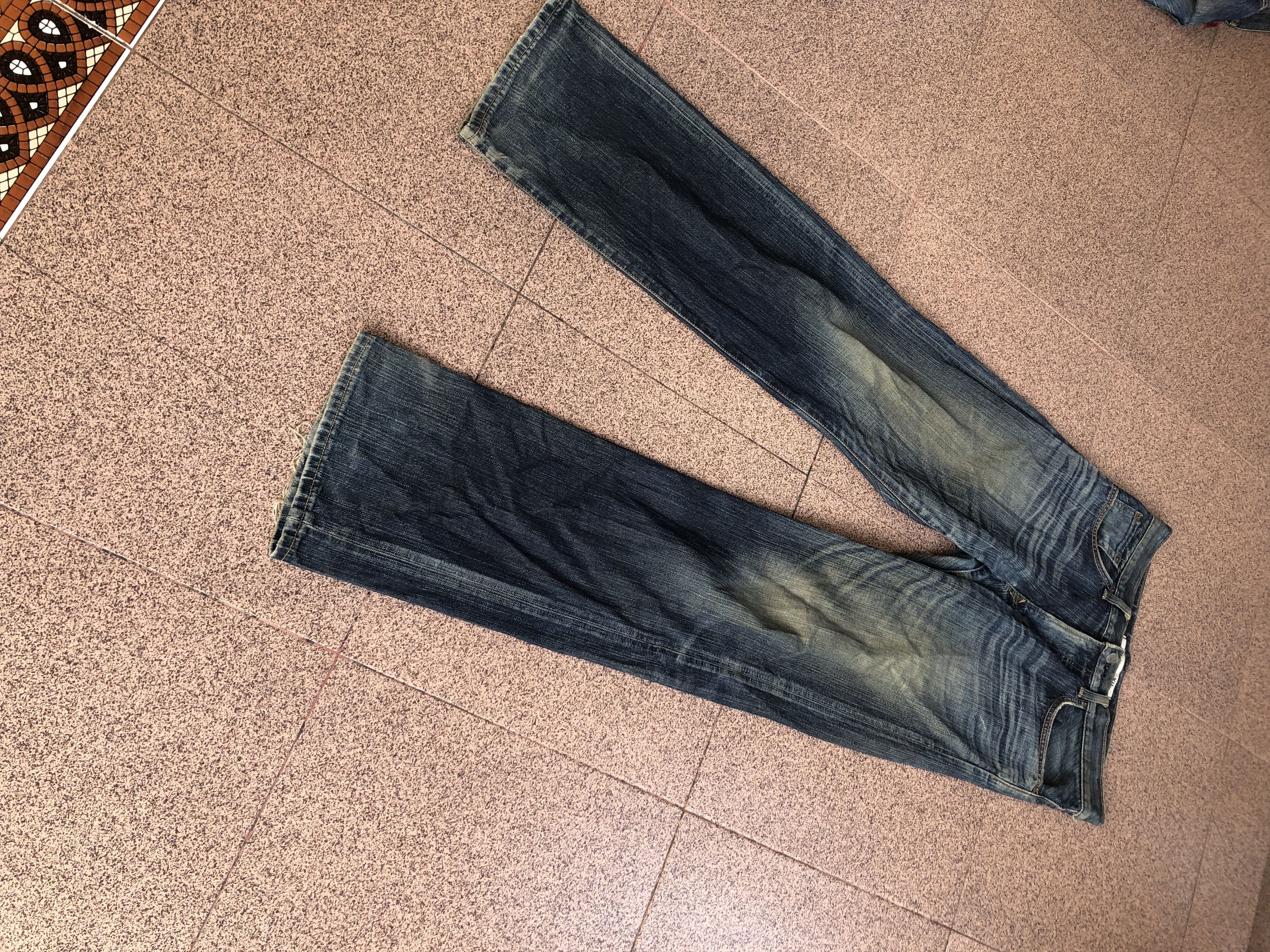 If Six Was Nine Edwin XV Fading Jeans Vkei Y2k Japanese Size US 32 / EU 48 - 3 Thumbnail