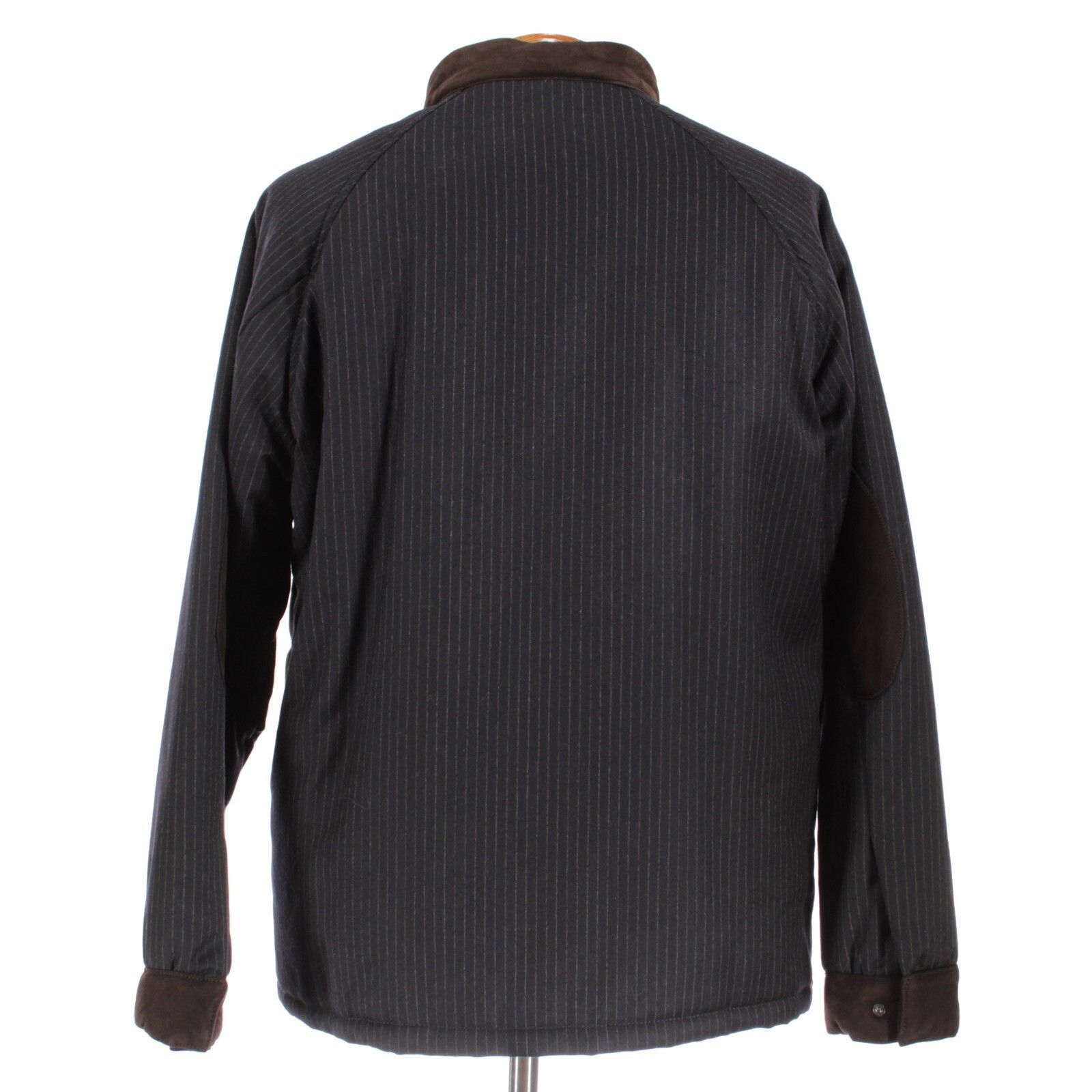 Hettabretz Jacket Size L US In Blue Leather