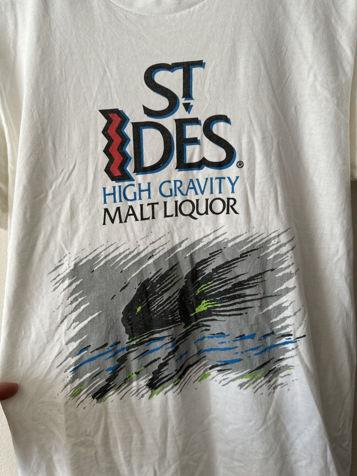 Supreme St Ides High Gravity Malt Liquor T Shirt Size Large hotsell Black ss16 2016