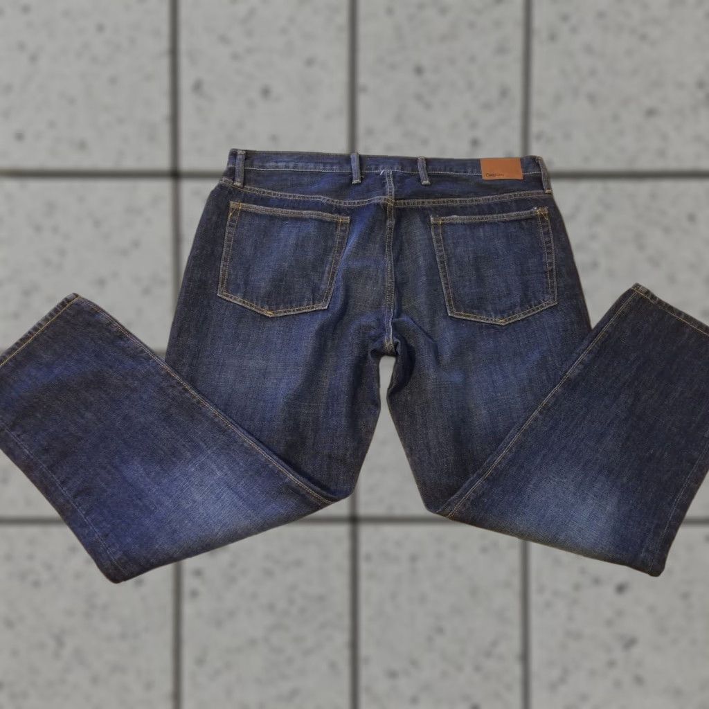 Gap Gap Jeans Mens 38x32 Slim Straight Denim Blue USA 38 Men's Regular Inseam 32 Slim Fit Blocked by USA Theme Size US 38 / EU 54 - 1 Thumbnail