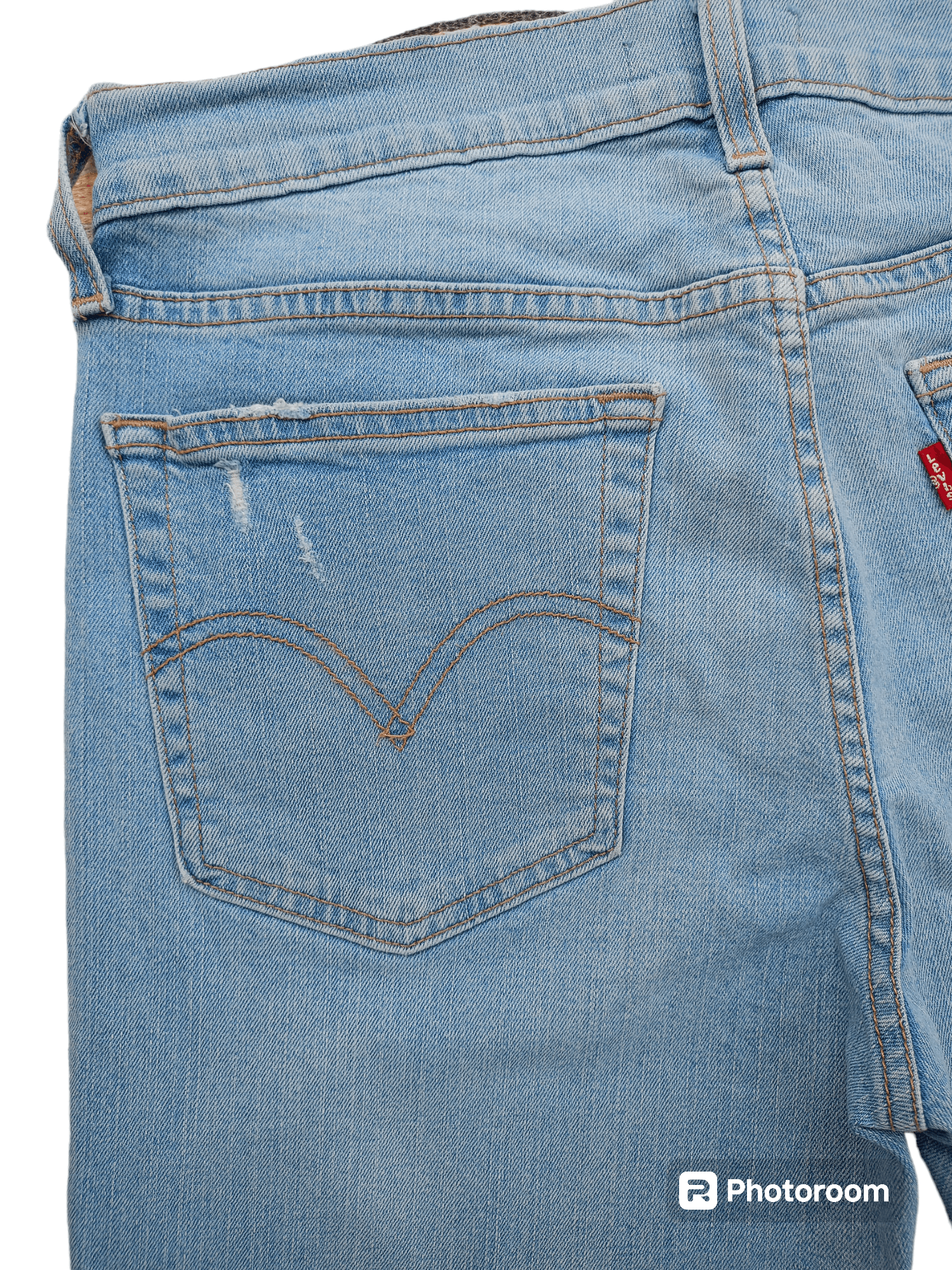 Levi's Levi's Borrowed from The Boys Light Blue Distressed Denim Size 30" / US 8 / IT 44 - 15 Thumbnail