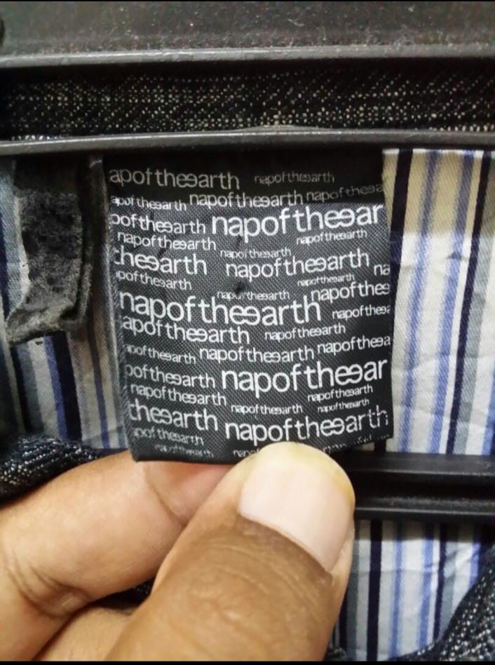 Japanese Brand Nap of the Earth Made Japan Slub Workwear Trucker Jacket XL Size US XL / EU 56 / 4 - 8 Thumbnail