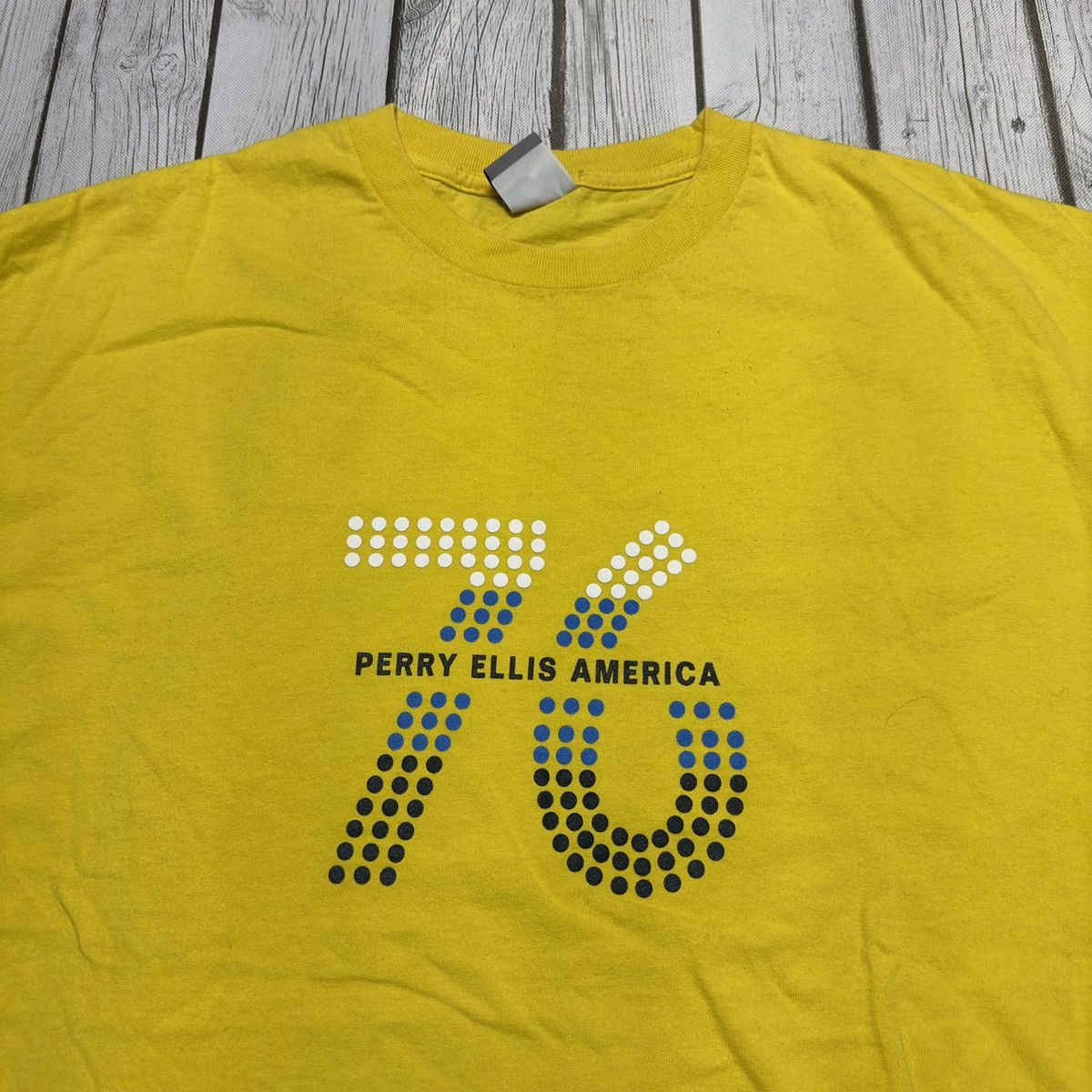 Perry Ellis × Vintage Vintage Perry Ellis America tee Size US XXL / EU 58 / 5 - 3 Thumbnail