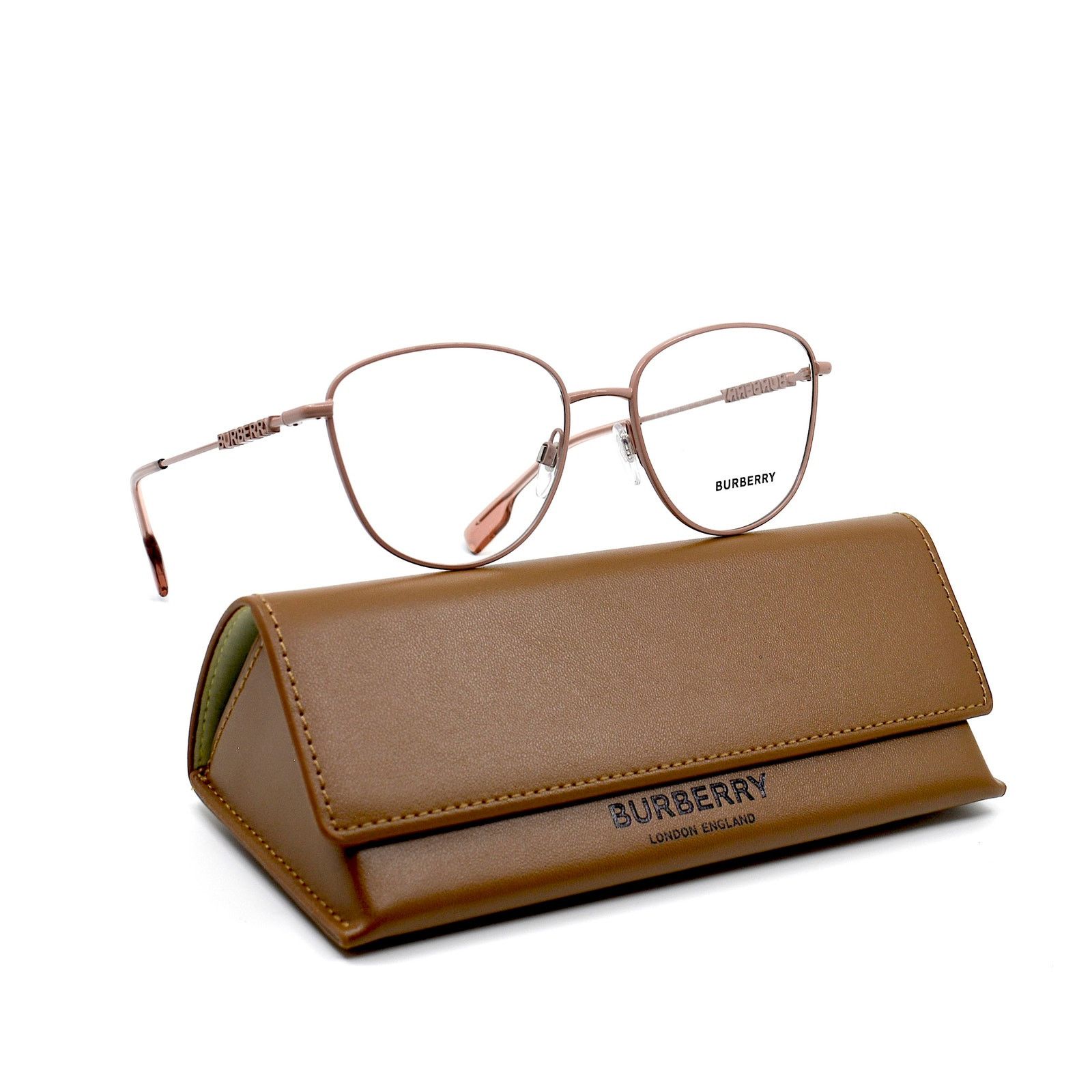 Burberry NEW BURBERRY VIRGINIA BE1376 1343 PINK EYEGLASSES FRAME Size ONE SIZE - 6 Thumbnail
