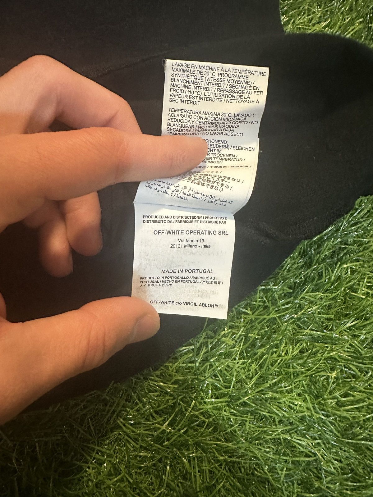 Off-White Off white ss19 split logo tee shirt size XL Size US XL / EU 56 / 4 - 8 Thumbnail