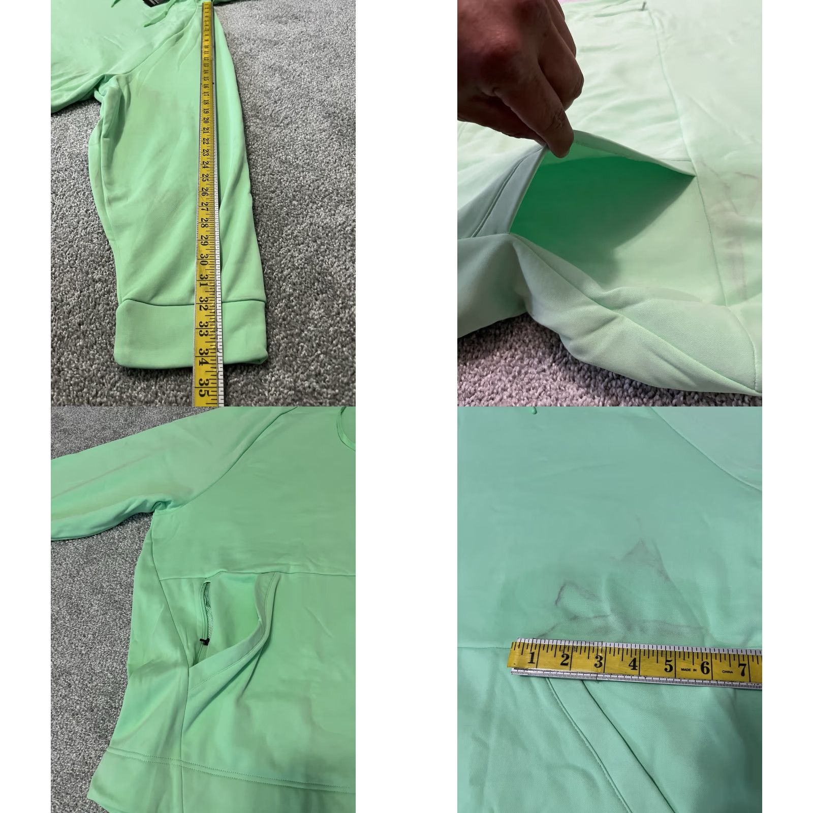 Russell Athletic RUSSELL Polytech Fleece Pullover Hoodie Sweatshirt Green 5XL Men Hooded Graphic Print Pockets Logo Size US XXL / EU 58 / 5 - 9 Thumbnail