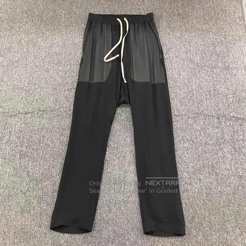 Rick Owens Rick Owens Mainline thin silk trousers Size US 36 / EU 52 - 1 Thumbnail