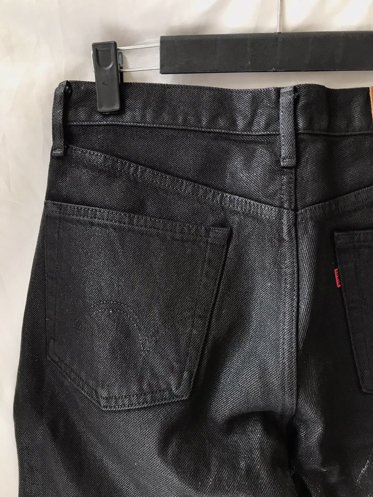 Edwin Edwin Black waxed Jeans Size US 31 - 6 Thumbnail