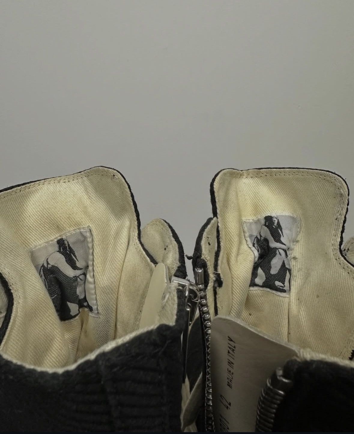 Rick Owens Drkshdw DRKSHDW Corduroy Vegan Ramones Size US 8 / EU 41 - 9 Thumbnail