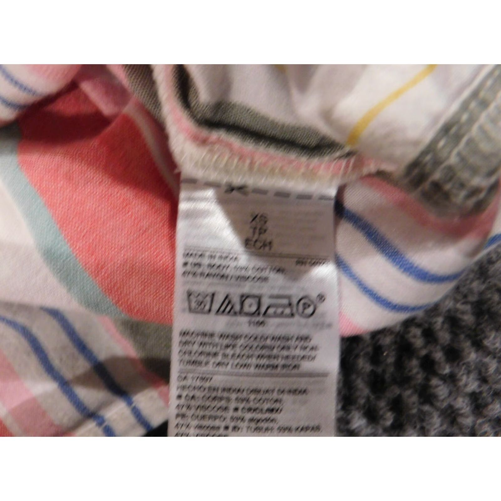 Old Navy Old Navy Womens Blouse XS Pink Striped Sleeveless Round Neck Pullover Casual Regular Button Cotton Down Vintage: No Size XS / US 0-2 / IT 36-38 - 7 Thumbnail