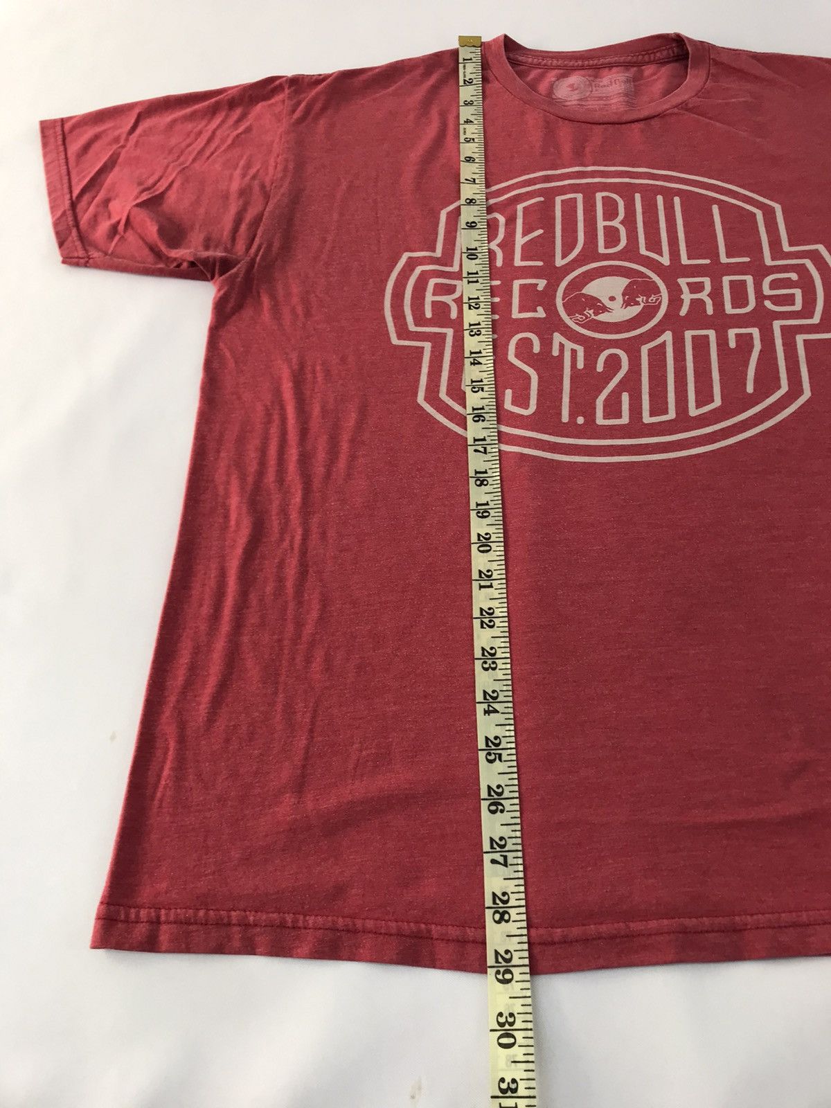 Red Bull Red Bull Record Big Logo Printed Tee T-shirt Unisex Wear Size US XL / EU 56 / 4 - 8 Thumbnail