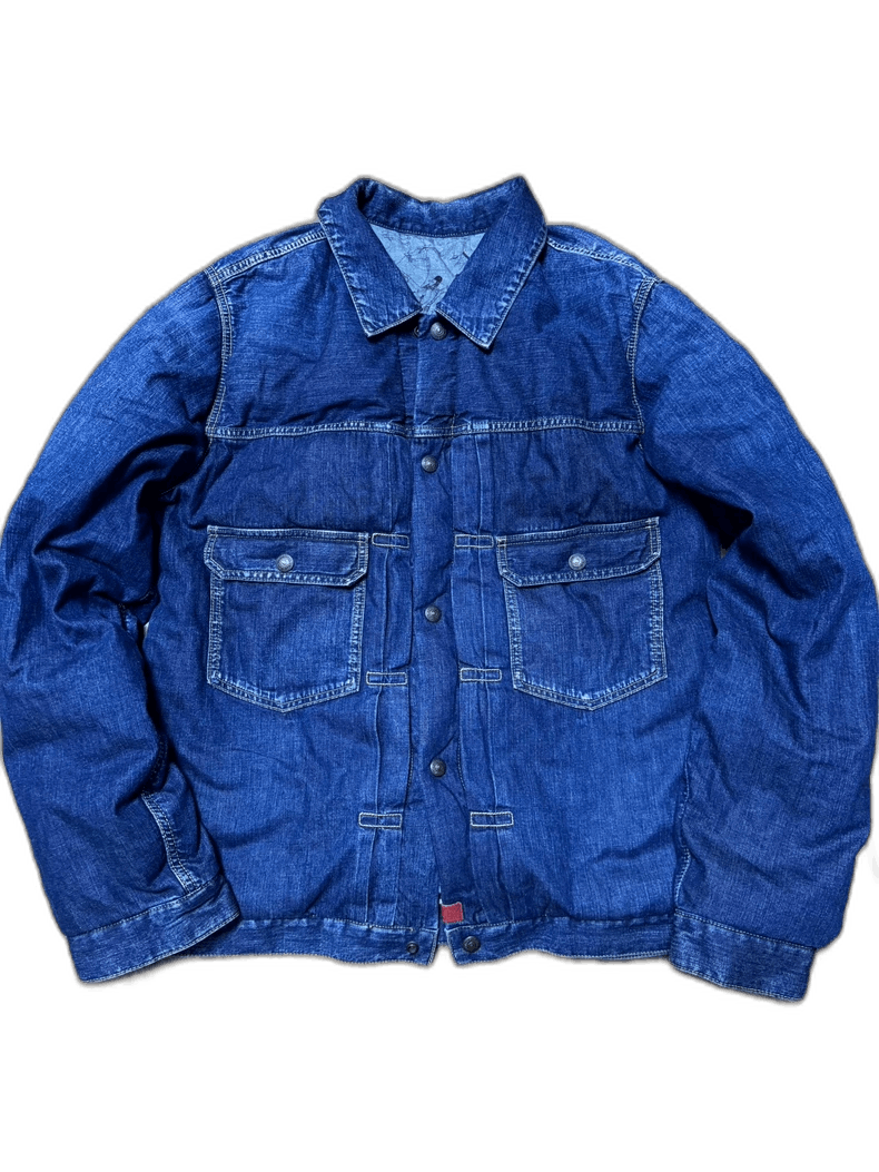 Visvim Visvim 18aw 101 Down Denim Jacket Size US S / EU 44-46 / 1 - 1 Thumbnail