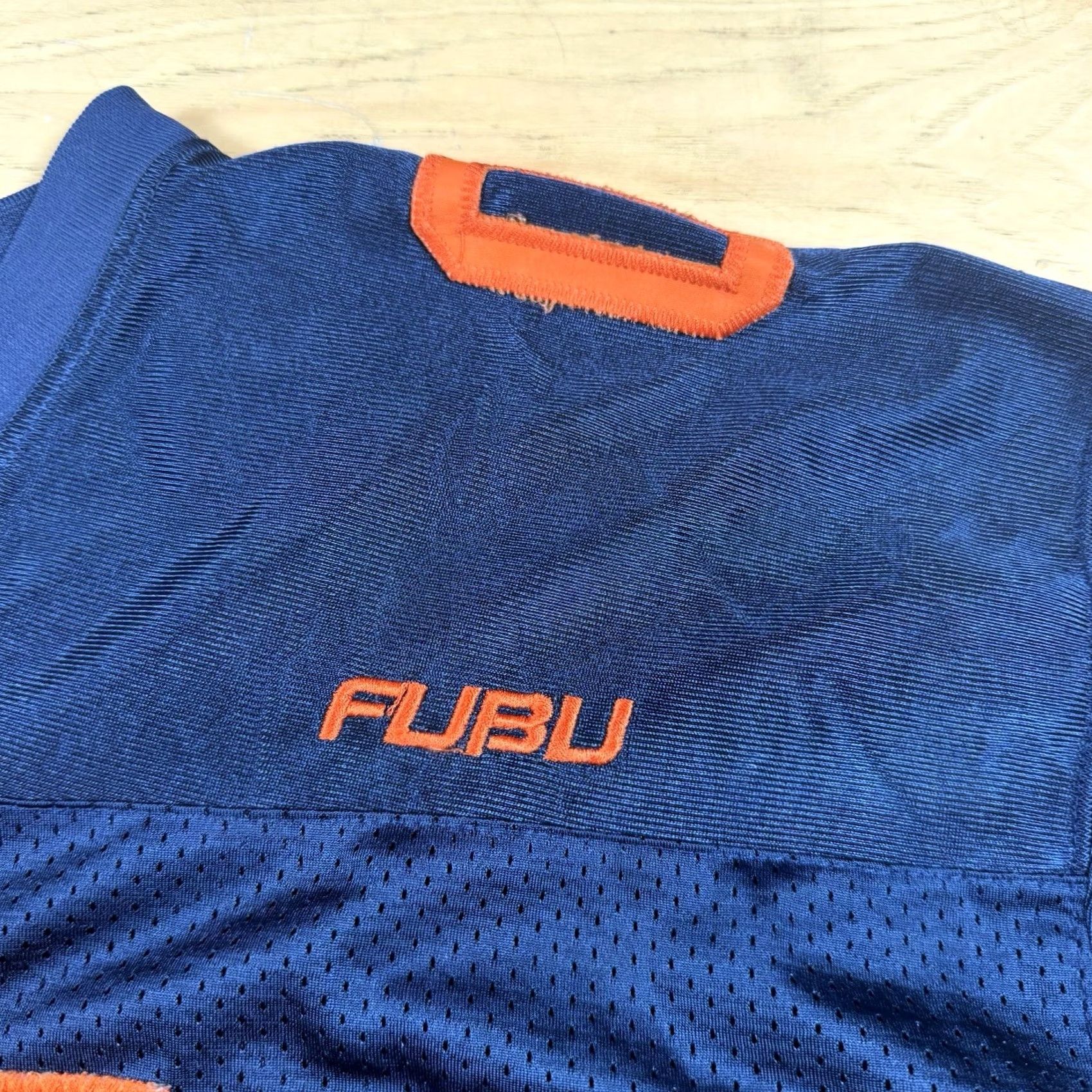 Fubu VINTAGE FUBU Jersey Sports Football Limited Edition XL Mens Blue Distress 05 Y2K Baseball Activewear Button Shirt Size US XL / EU 56 / 4 - 6 Thumbnail