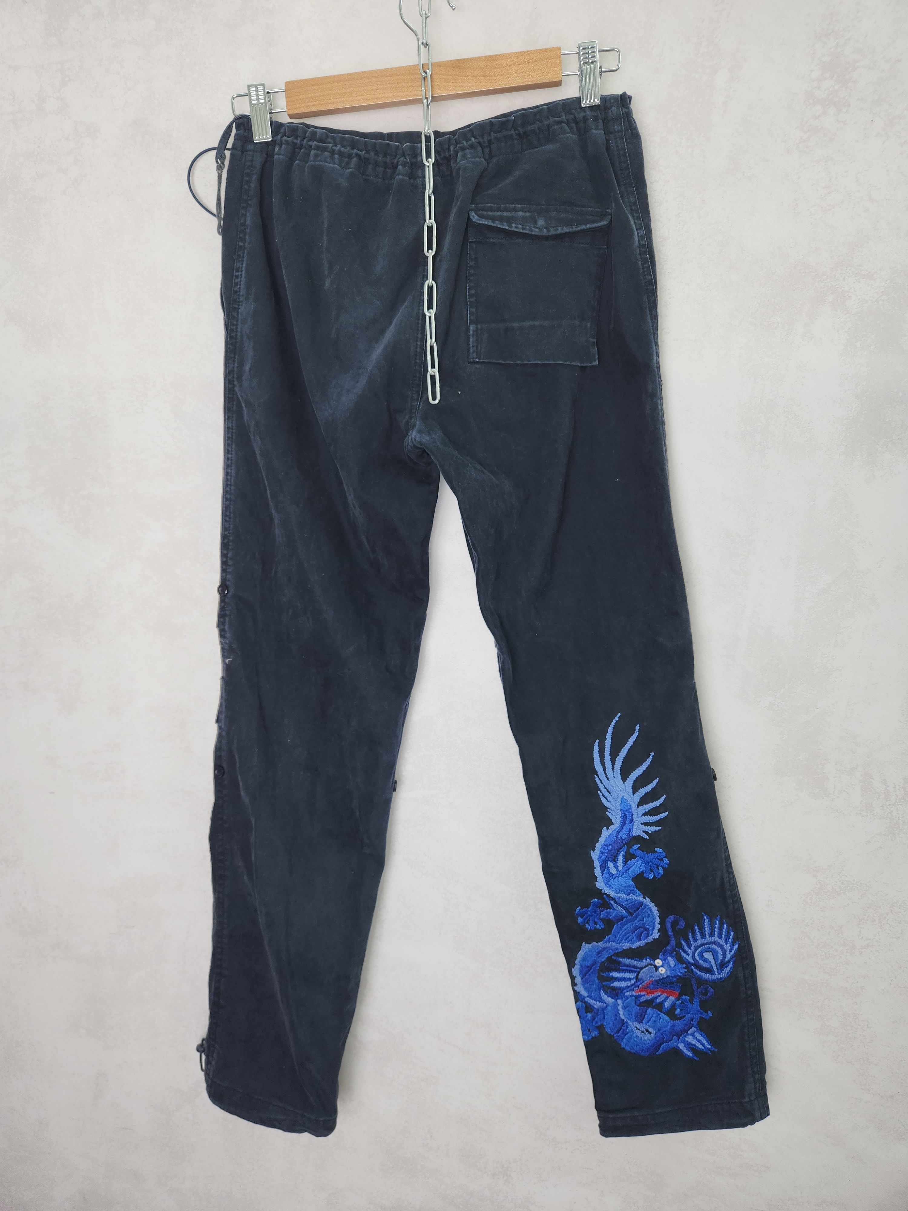 Maharishi Maharishi Japan Dragon embroidered washed cotton pants Size 30" / US 8 / IT 44 - 7 Thumbnail