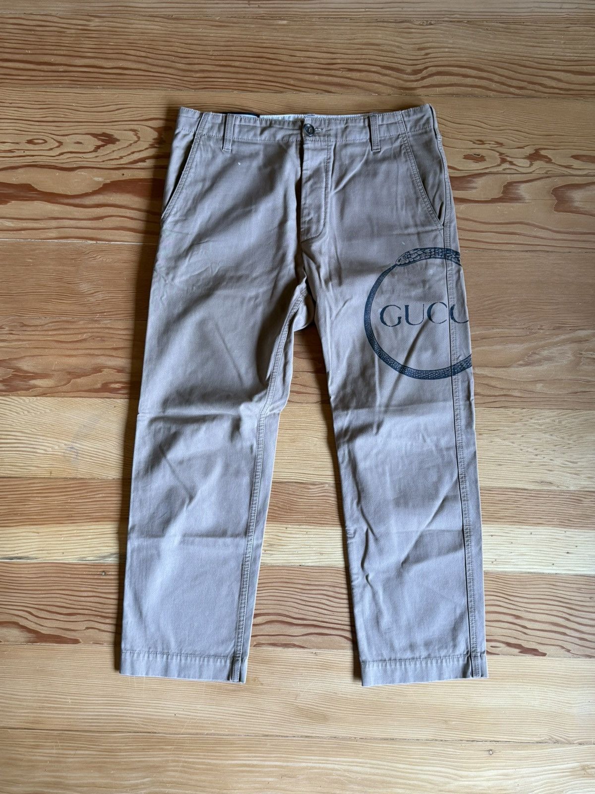 Gucci Gucci snake khali trousers Size US 32 / EU 48 - 1 Thumbnail