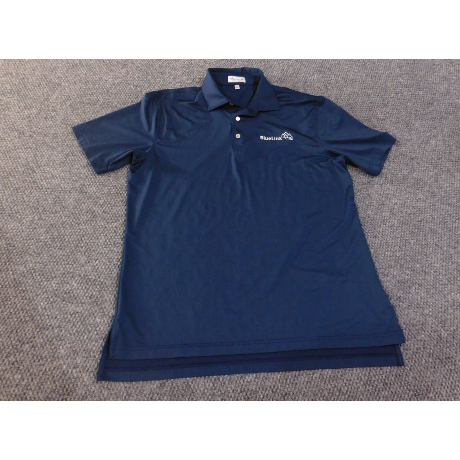 Peter Millar Peter Millar Polo Medium Summer Comfort Mens Blue Golf Performance Stretch Shirt Size US M / EU 48-50 / 2 - 2 Thumbnail