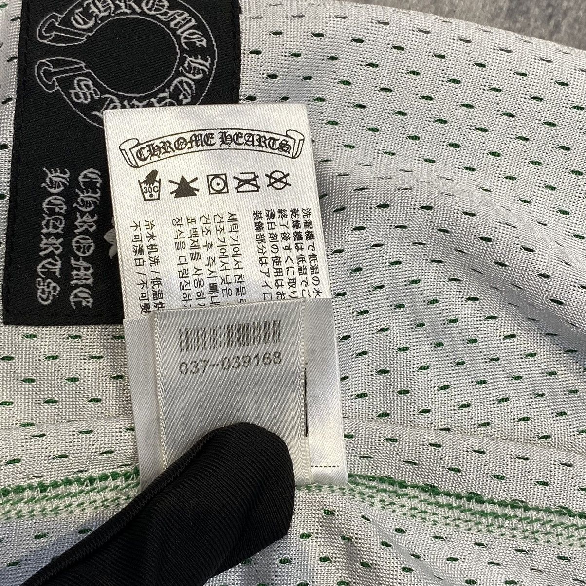 Chrome Hearts CHROME HEARTS Mesh Reversible Basketball Jersey GREEN/WHITE Size US L / EU 52-54 / 3 - 18 Thumbnail