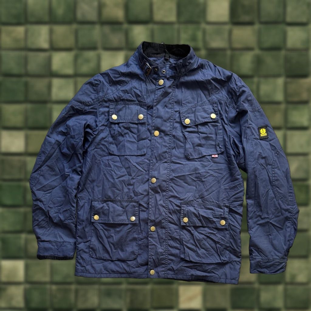 Belstaff Belstaff RACEMASTER Jacket Navy Size S Cotton Men Brown Label? Size US S / EU 44-46 / 1 - 1 Thumbnail