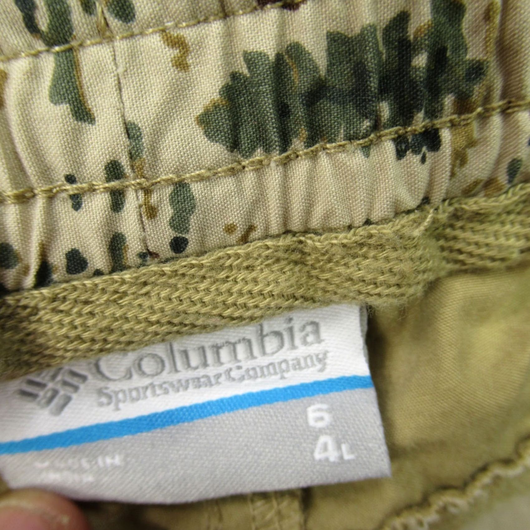 Vintage Columbia Shorts Womens 6 Chino Lightweight Hiking Pockets Beige Casual Beige Size 28" / US 6 / IT 42 - 3 Thumbnail
