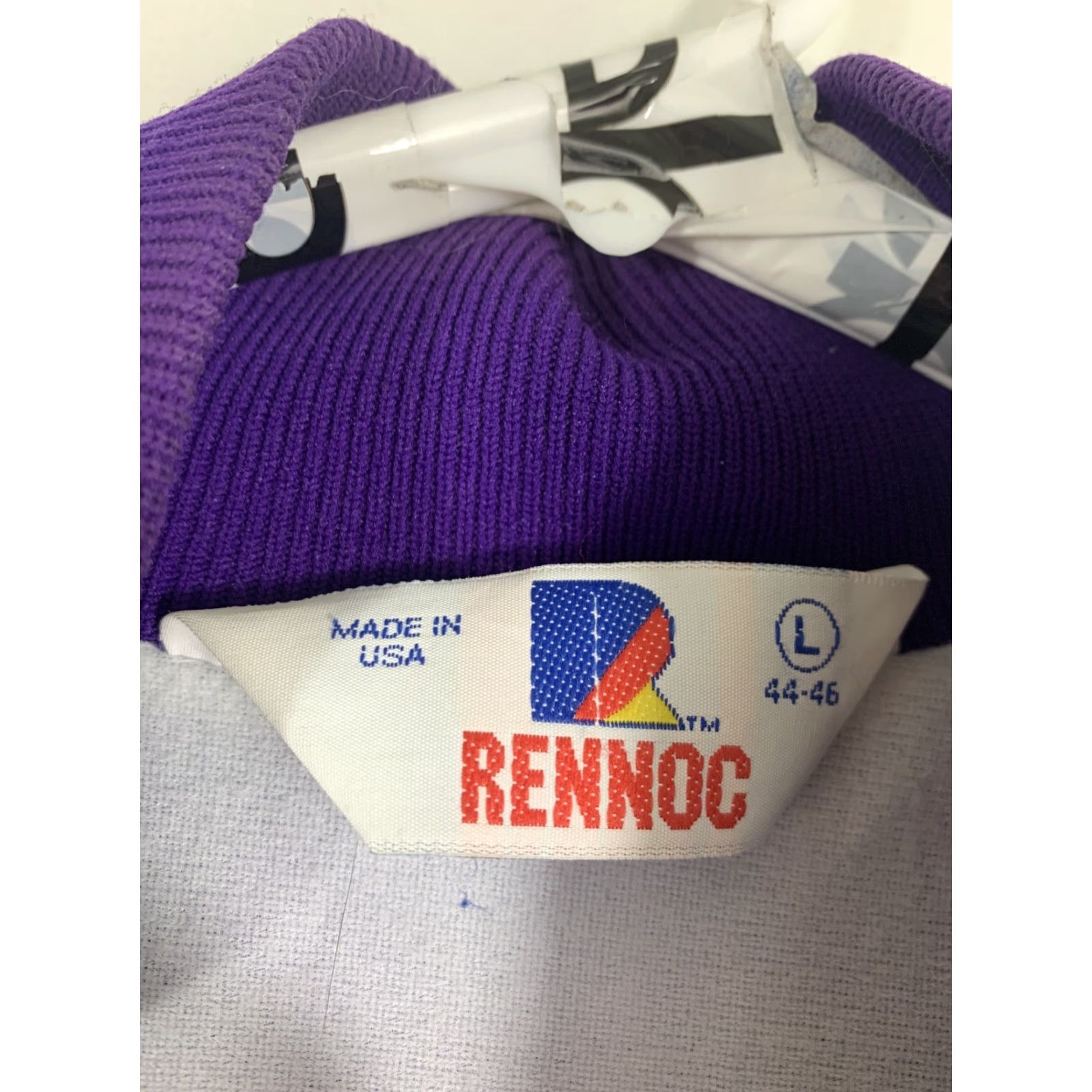 Vintage VINTAGE Rennoc Bomber Jacket Purple Royal Court of Jesters Sacramento CA L Hip Hop Mens Large Size US L / EU 52-54 / 3 - 7 Thumbnail