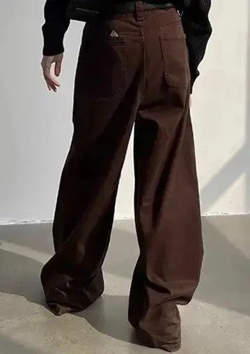 Japanese Brand Fashion Dragging Skater Baggy Jeans Unisex Size US 32 / EU 48 - 3 Thumbnail